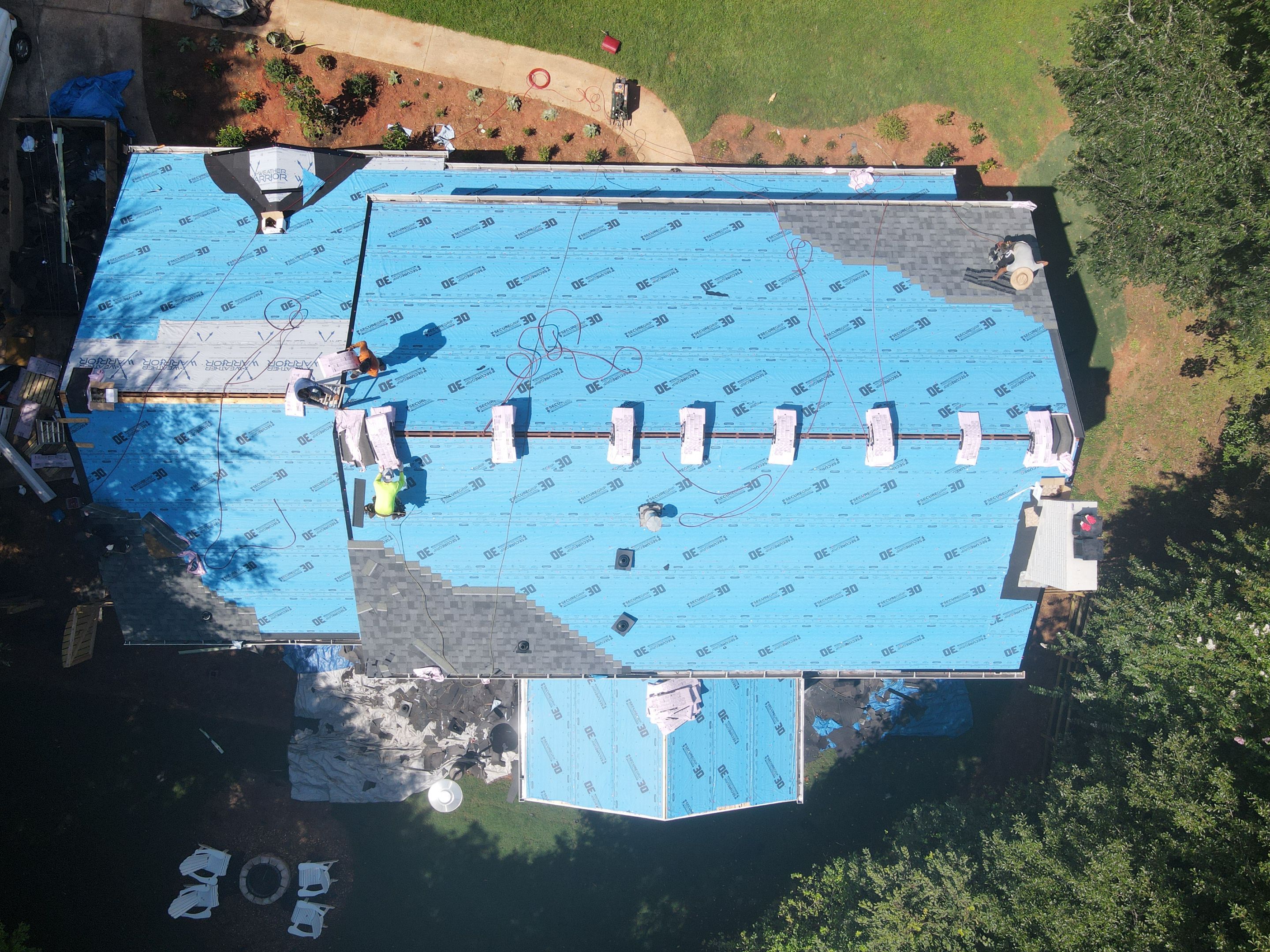 Residential Roofing Installation using Owens Corning by Inspector Roofing and Restoration