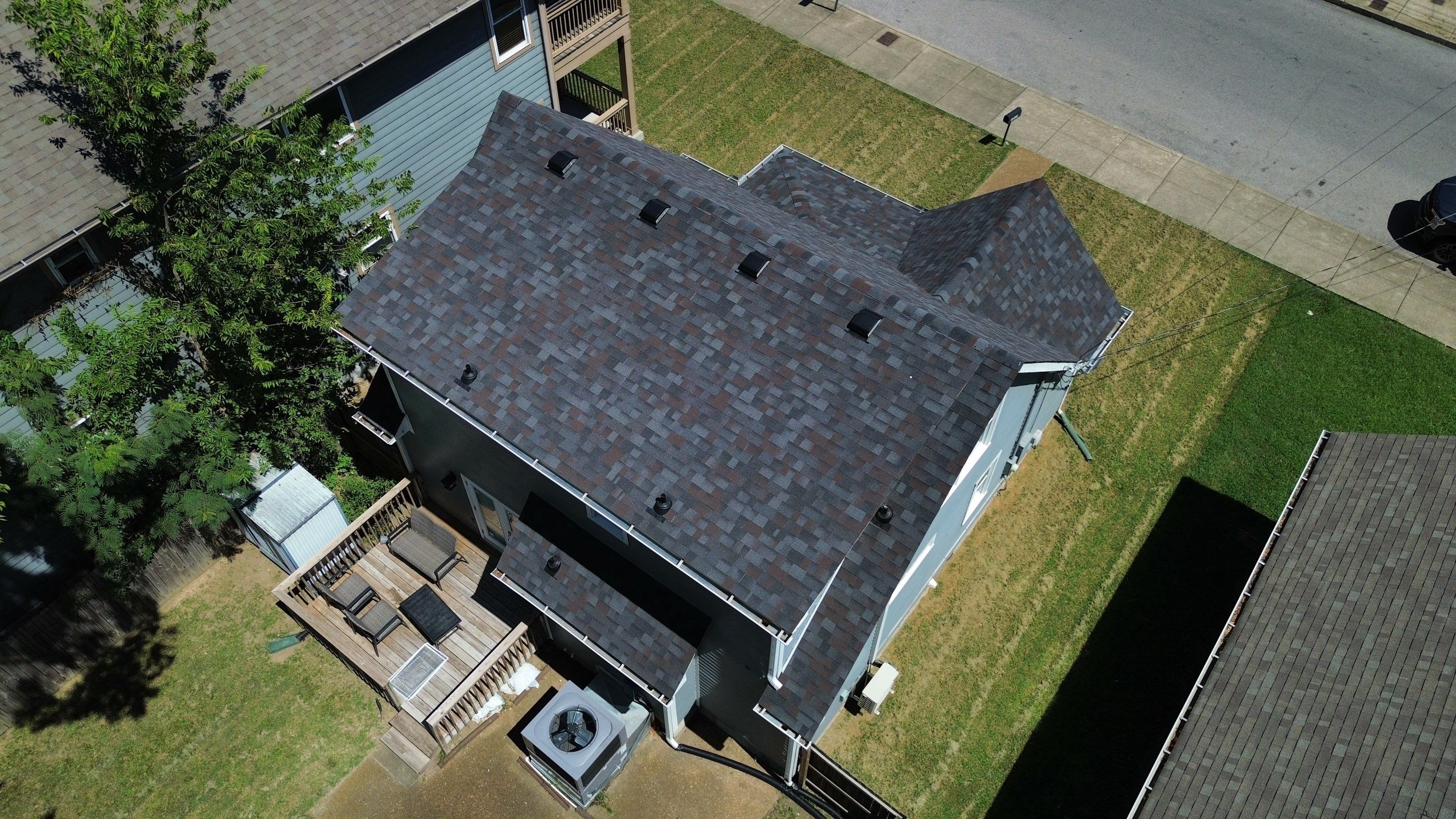 Nashville Residential Roofing Installation with Malarkey Highlander shingles by Shinglesmiths Roofing
