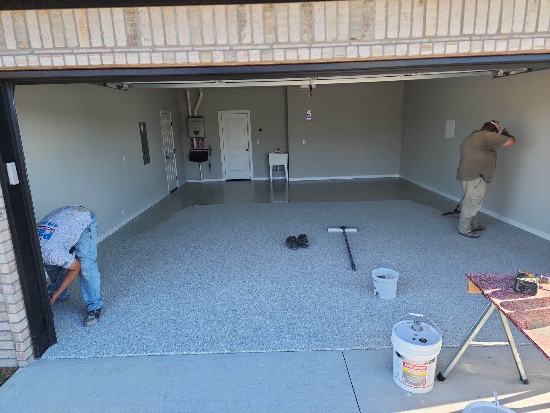 Project in Lowell by Pace X Concrete Coatings