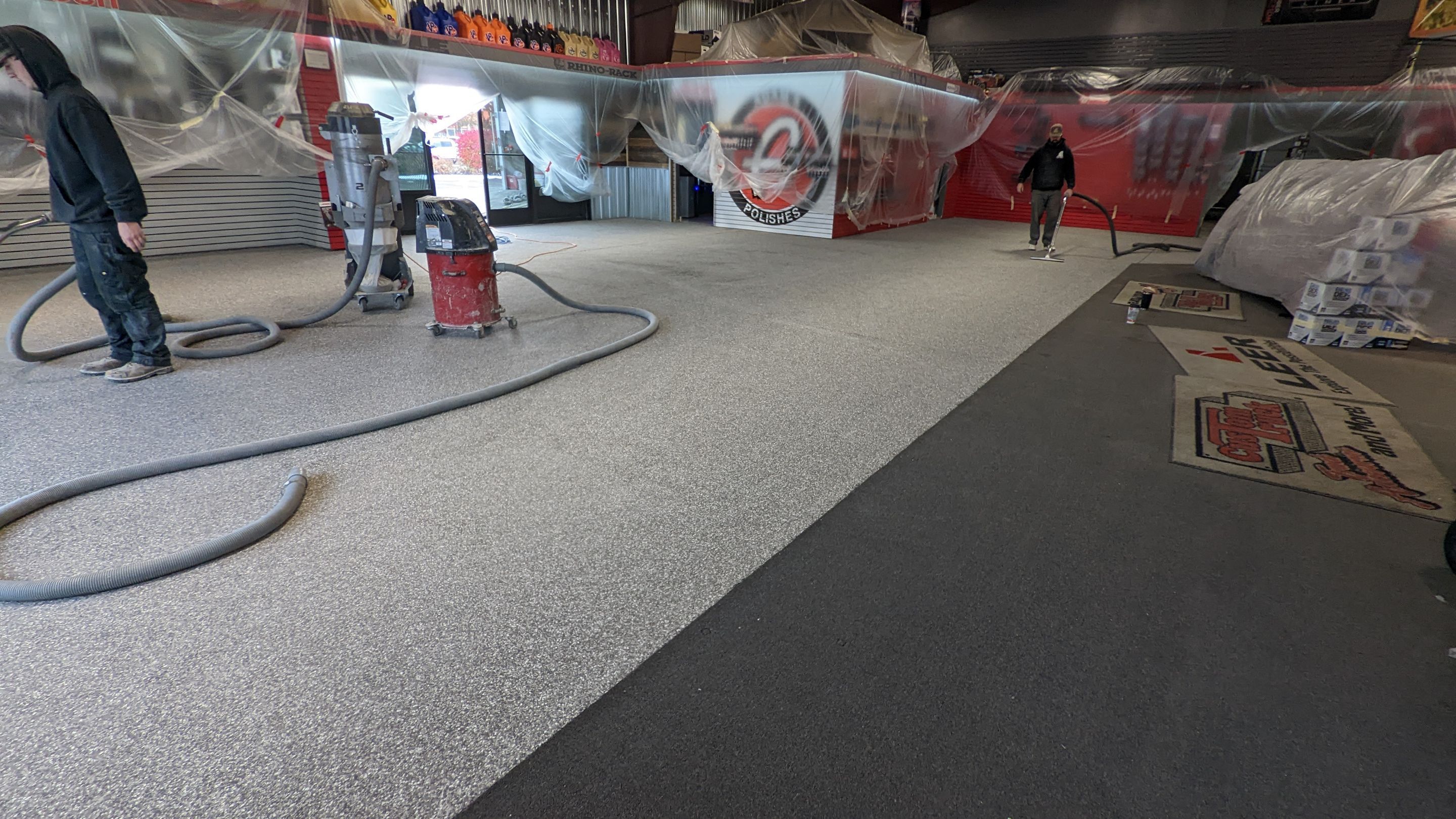 Commercial Showroom Transformation in Silvercreek by Croc Coatings, LLC