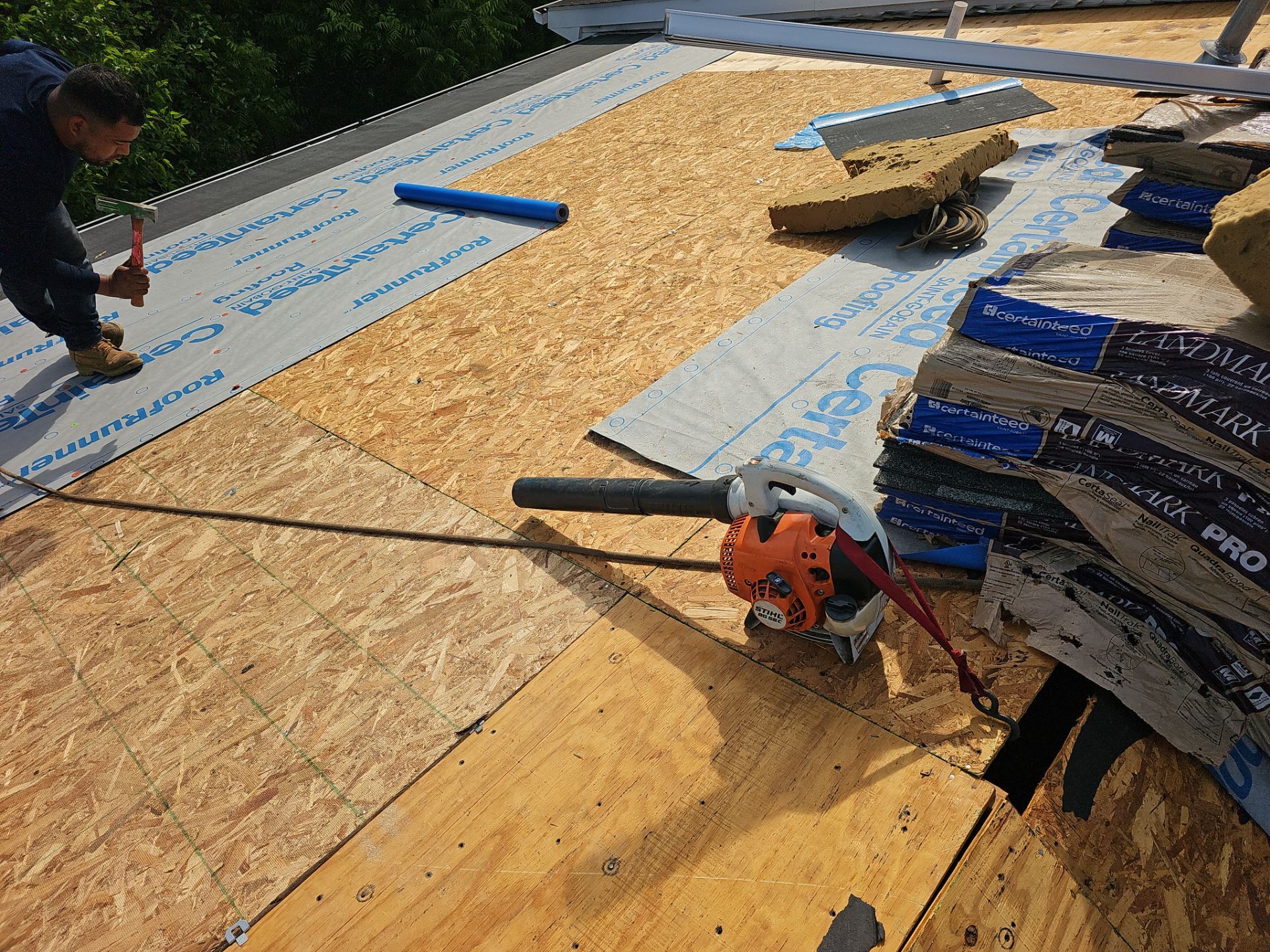 Roof Replacement - Colonial Slate by Winchester Roofing