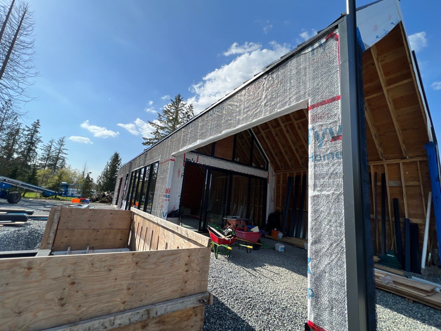 Residential Roofing and siding Installation using 12" Prolok metal  by Top Notch Roofing Inc