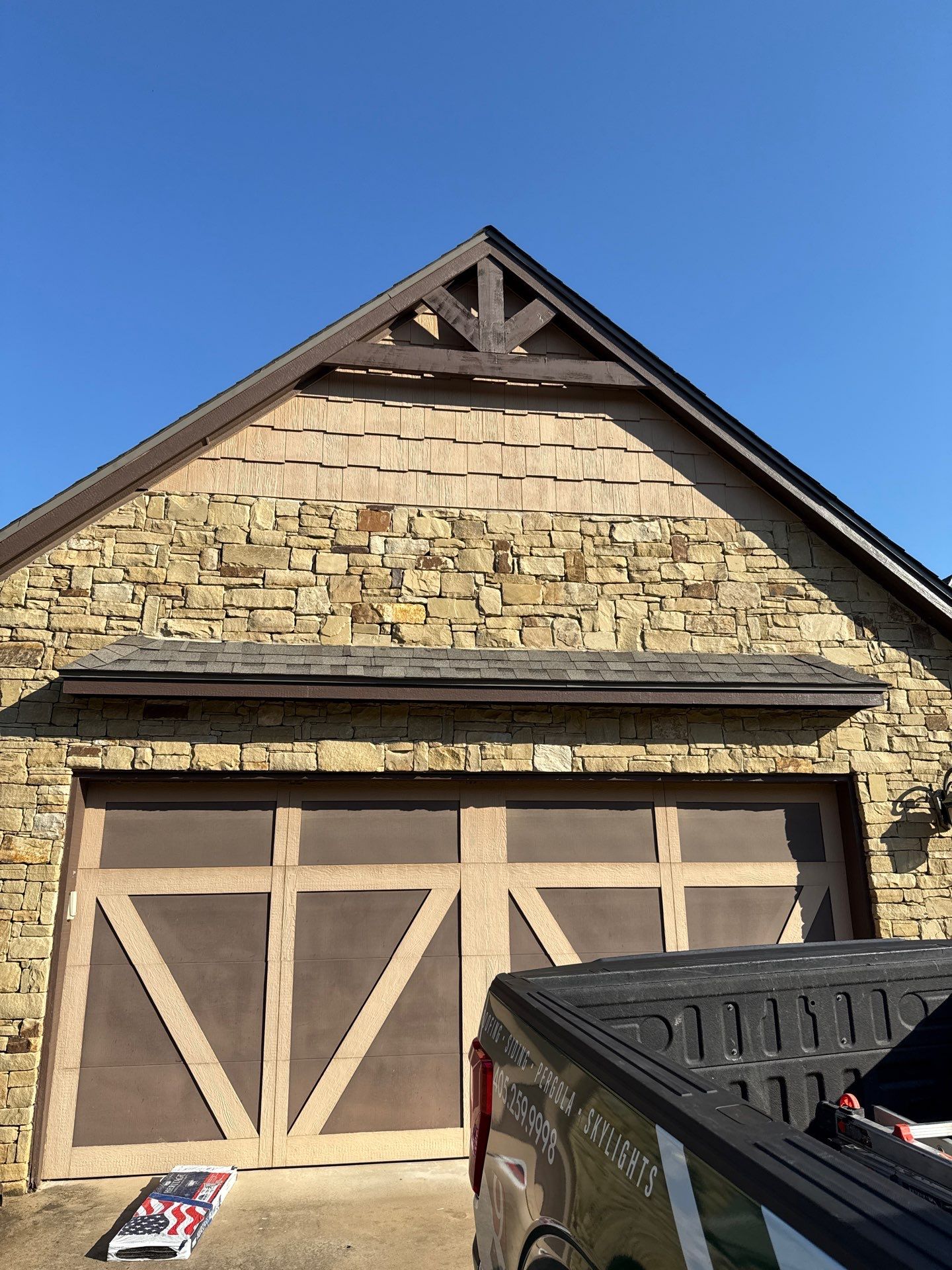 shingle installation in Oklahoma City by McCann's Roofing and Construction