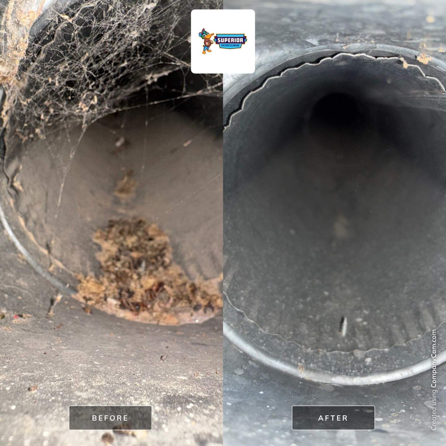 Air Duct Cleaning With a Vacuum Truck in Salem, OH by Superior Air Duct Cleaning