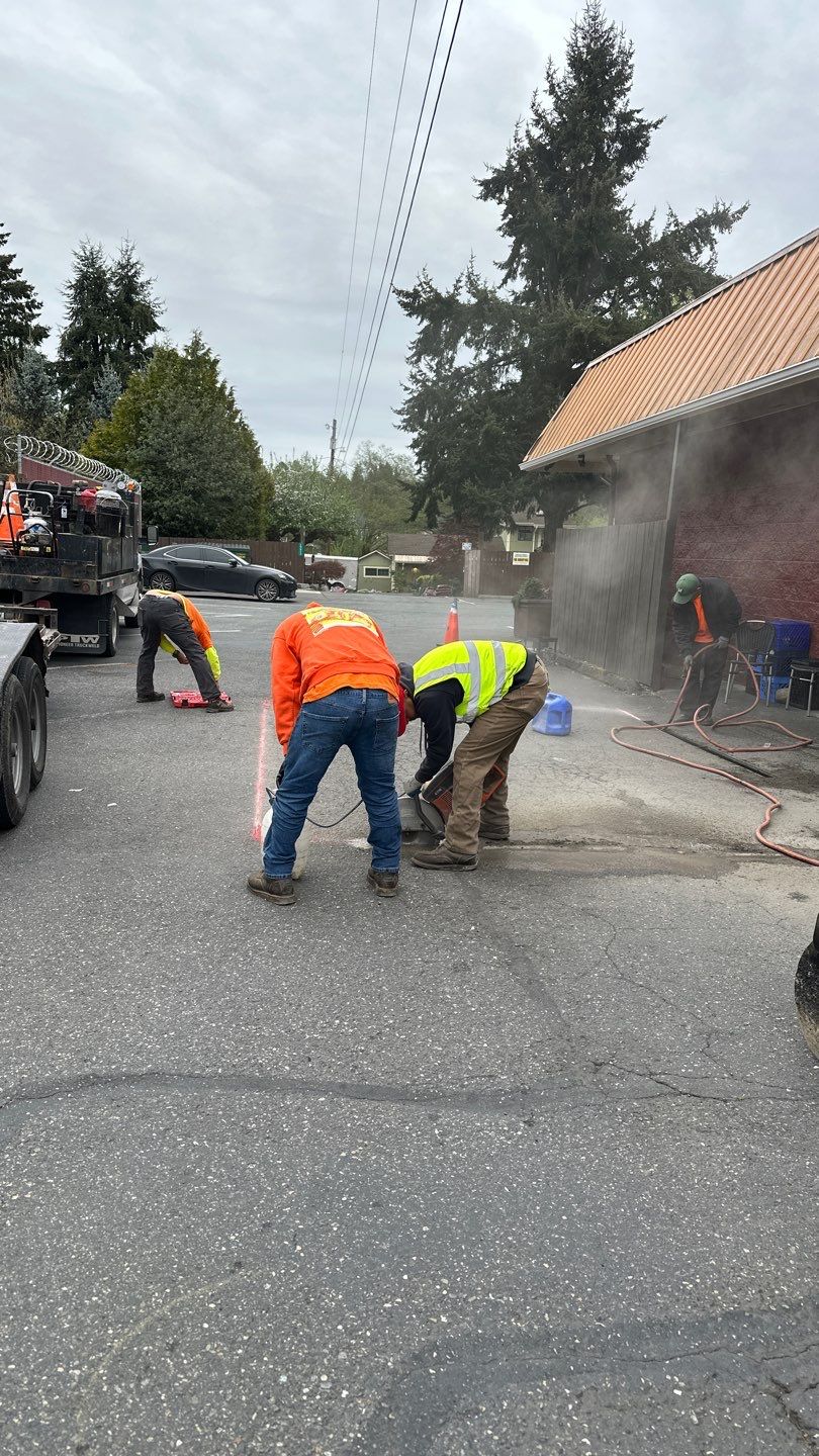 Lombardi's Restaurant/Bothell WA by Jireh Asphalt & Concrete Inc 