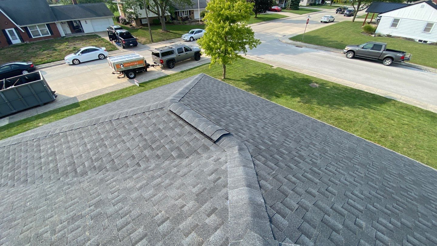 Residential Roofing Installation using GAF Timberline HDZ Charcoal by Nitro Roofing and Construction