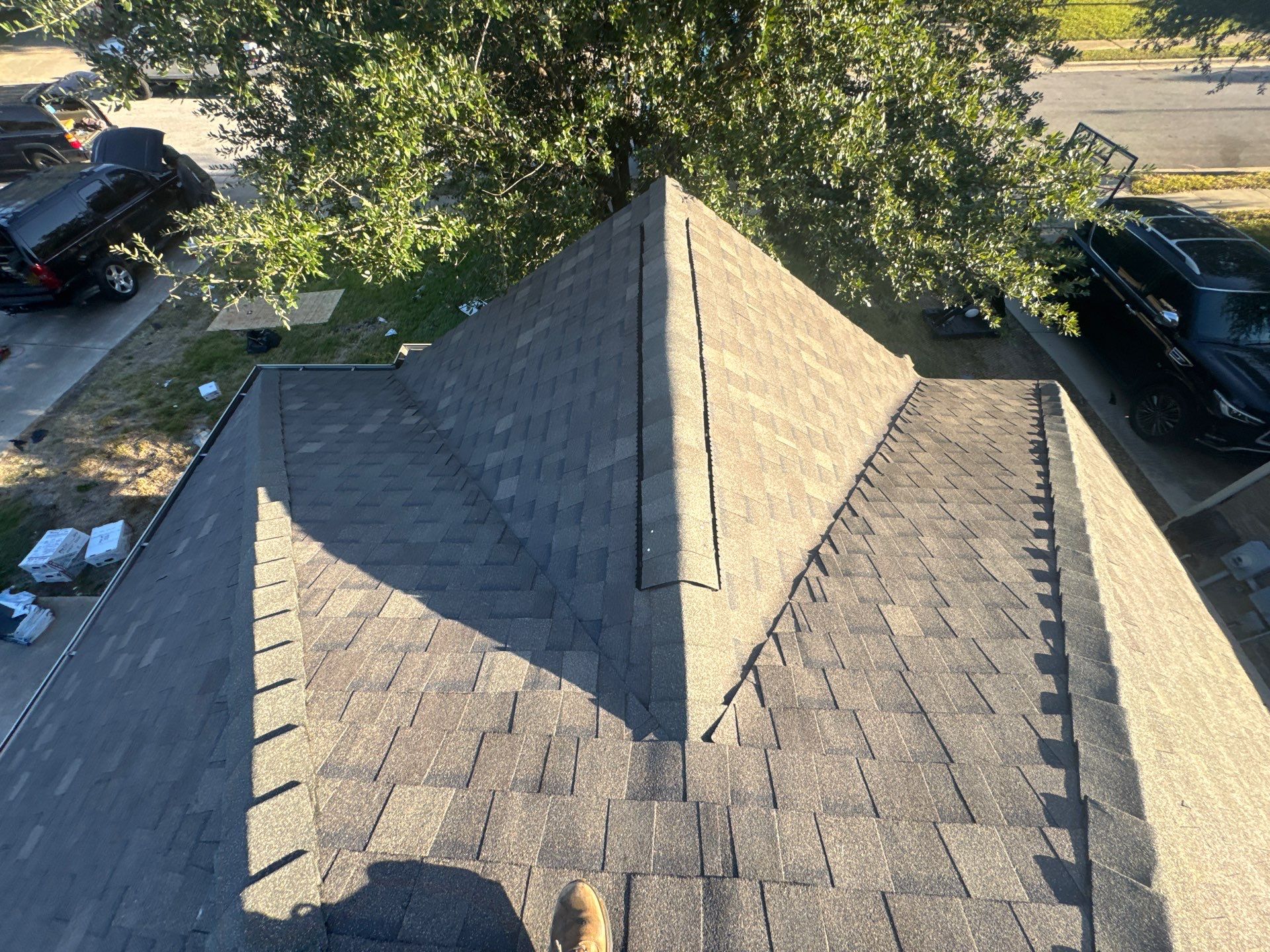 Residential Roof Replacement using ATLAS PINNACLE IR - WEATHEREDWOOD by Elite Roofing LLC