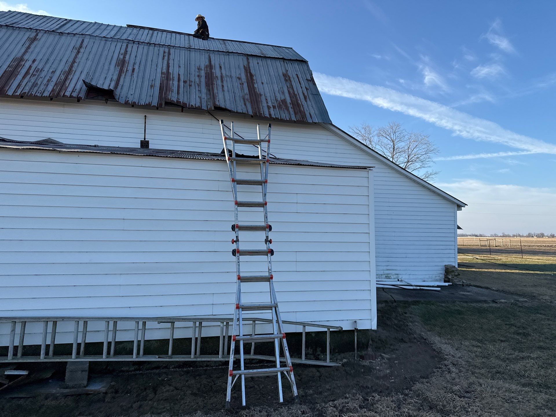 Commercial Roofing Installation using Perfromance Panel Metal - Black by RoofX 