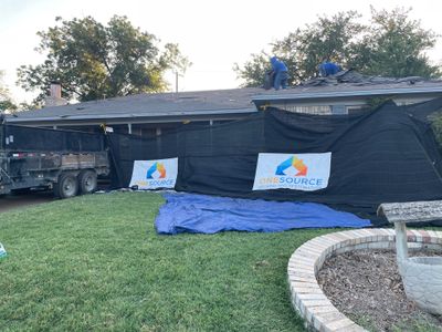 Residential Roofing Installation using Owens Corning TruDef Oakridge Estate Gray