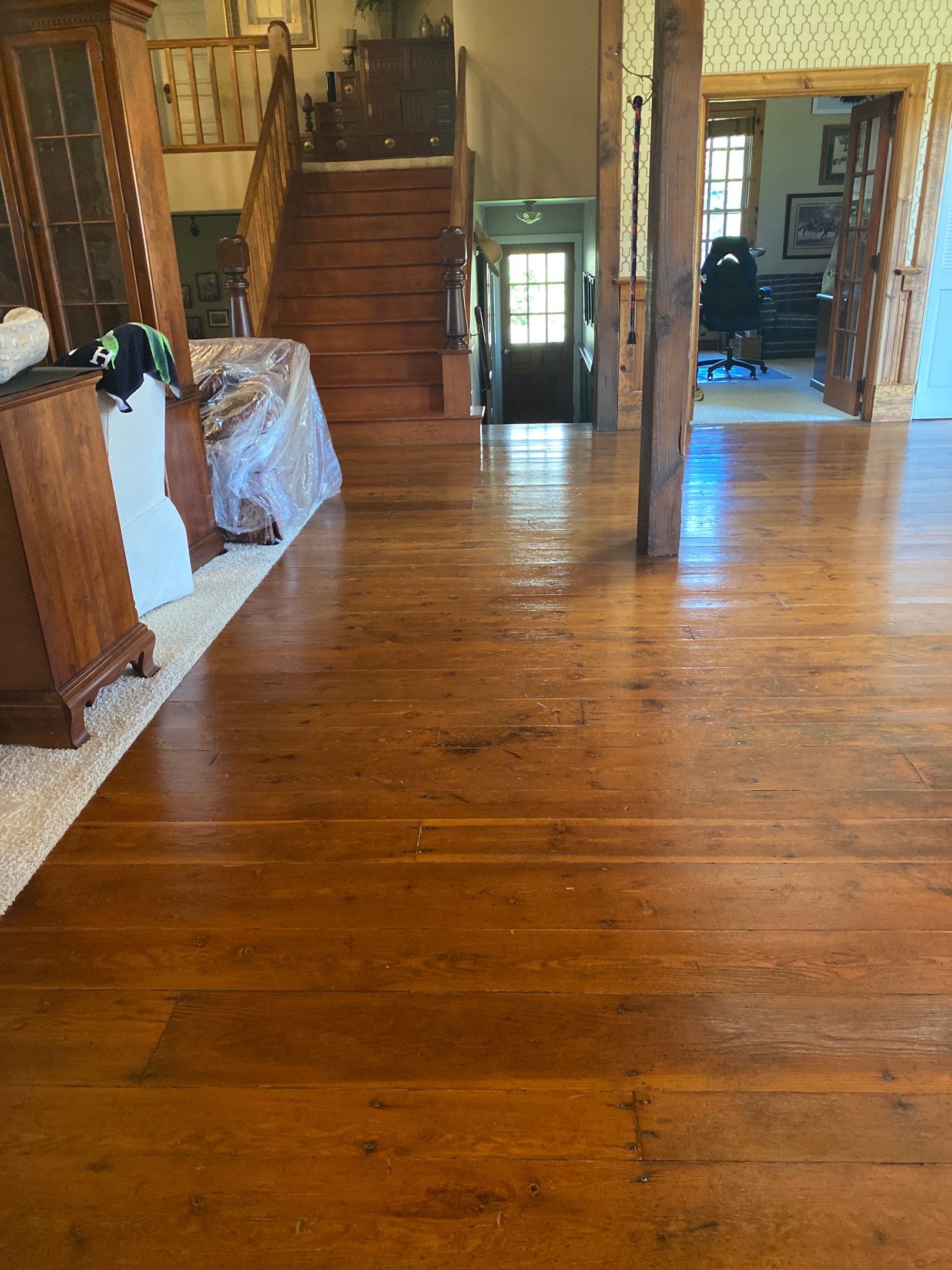 Beautiful Rustic Floor Renovation in Auburn by Footprints Floors South Sacramento
