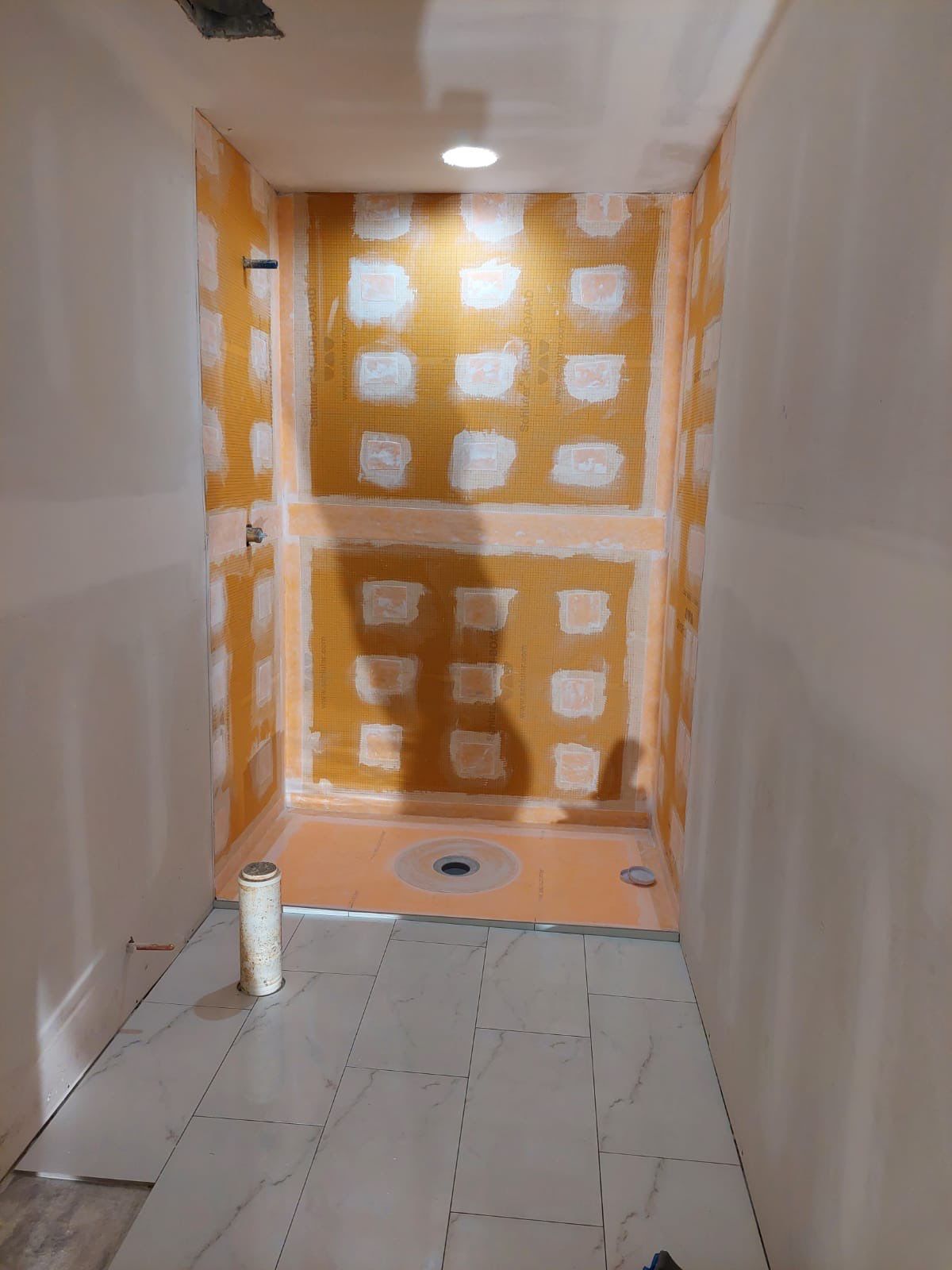 Marietta Basement Remodeling Featuring Custom Wet Bar and Marble Shower by Swift Home Renovations