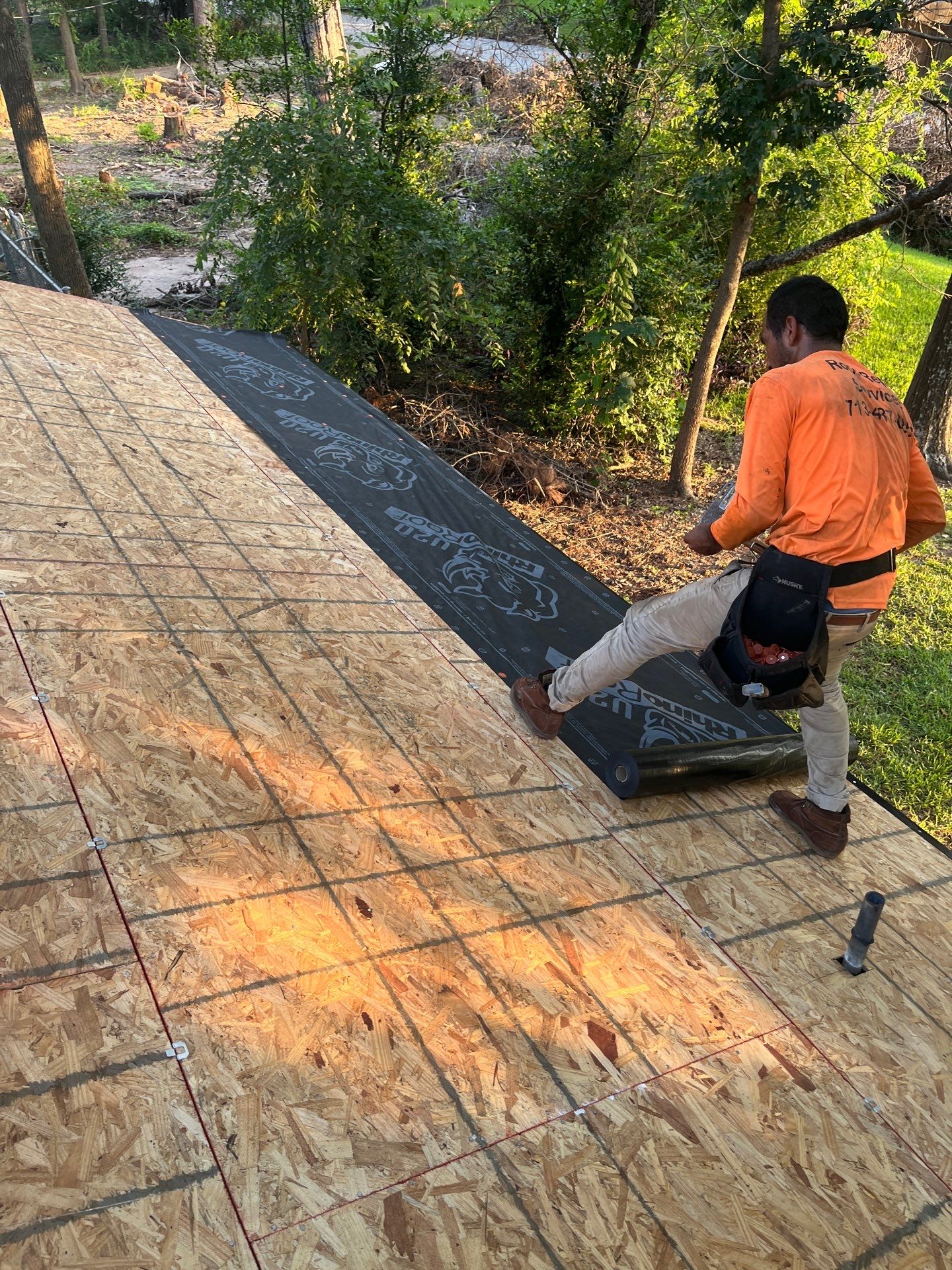Residential Roofing Installation using Owen's Corning Duration (Lifetime) Shingles by Roof Repair Company