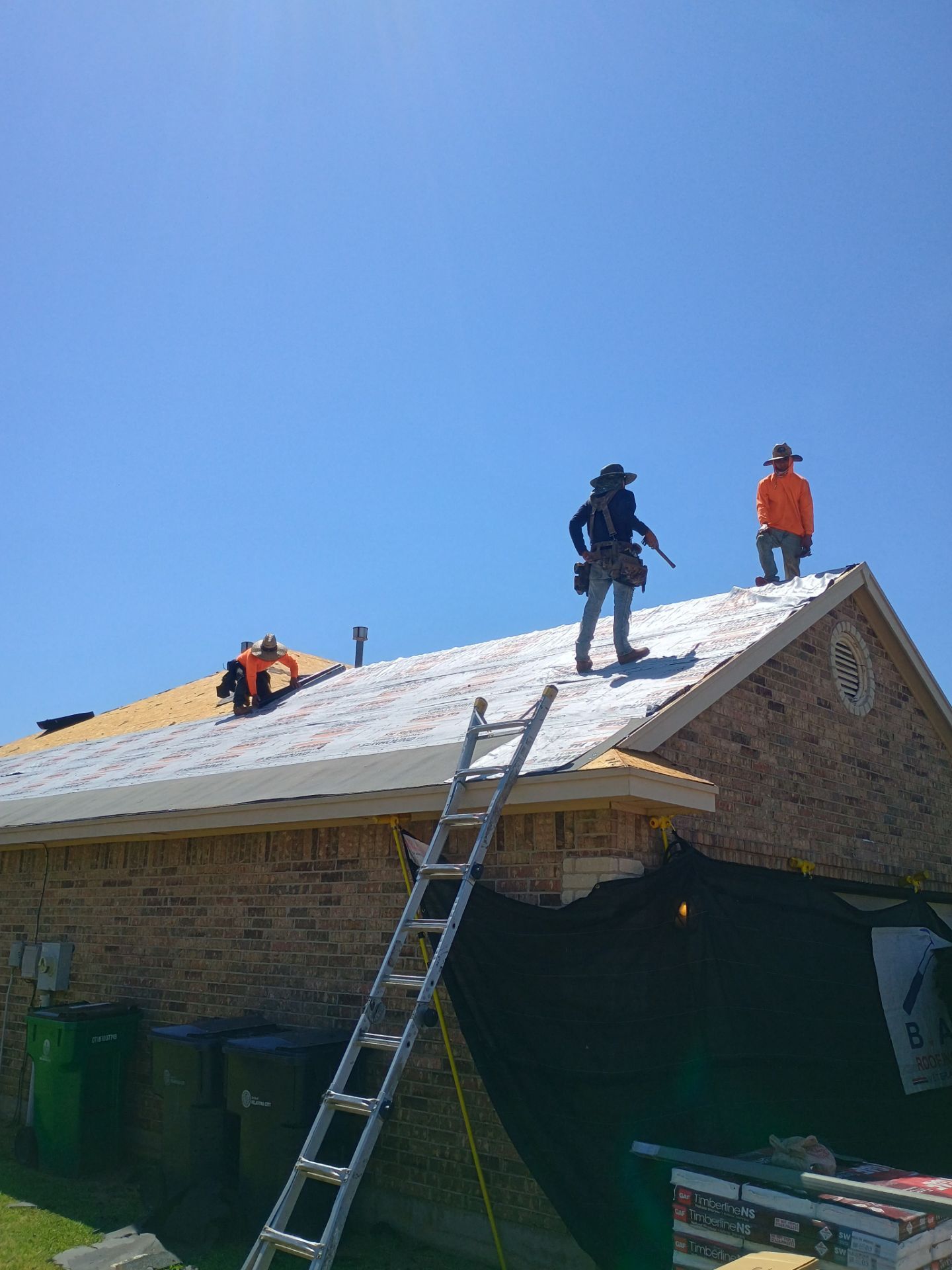 Oklahoma City Full Residential Roof Replacement with GAF Architectural Shingles by BANA Roofing and Solar Supply