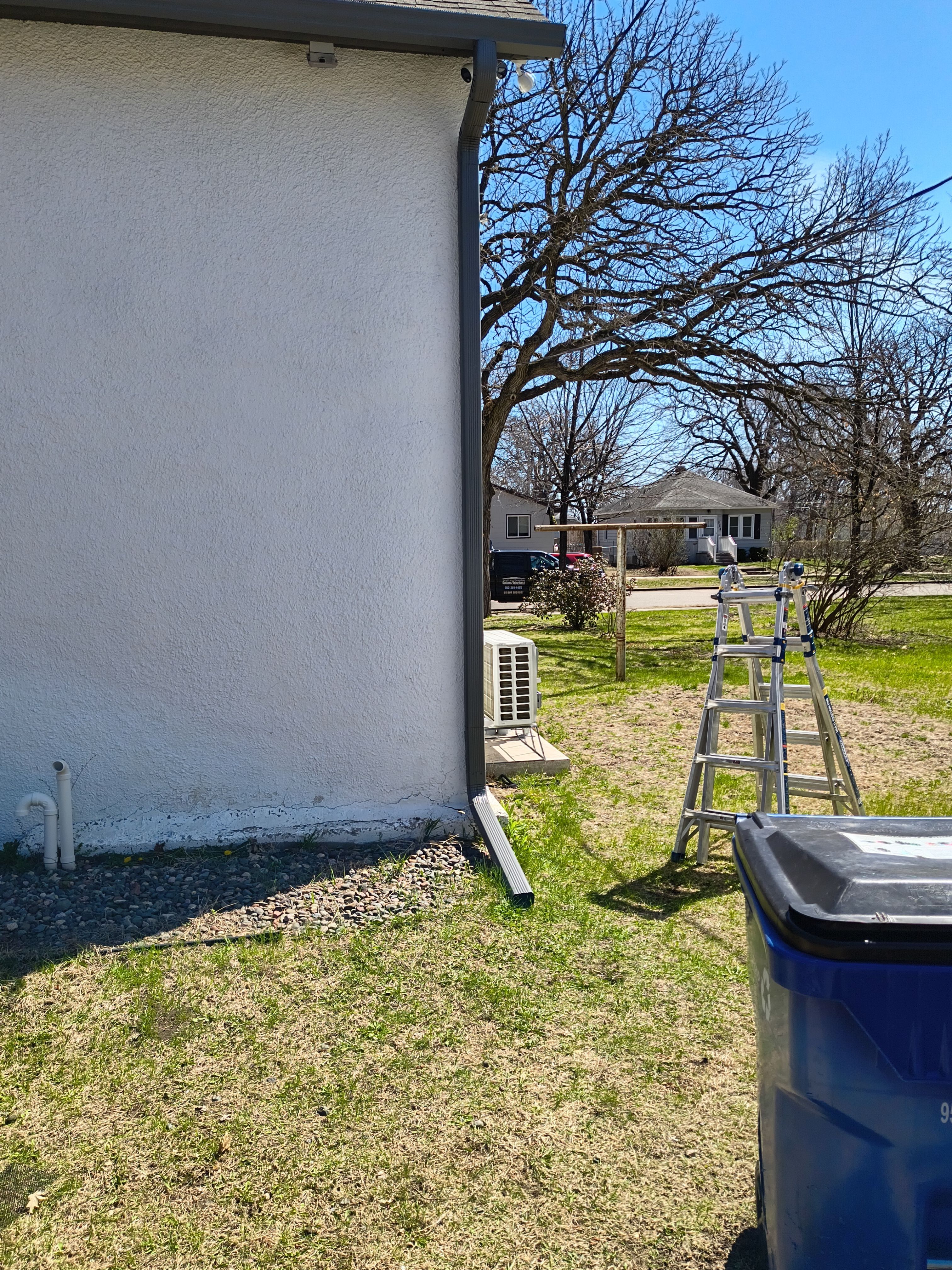 Seamless Gutter Installation in St. Cloud MN | 5” Charcoal Gray Gutters & Gutter Guards by Next Level Seamless Gutters / Exteriors Inc.