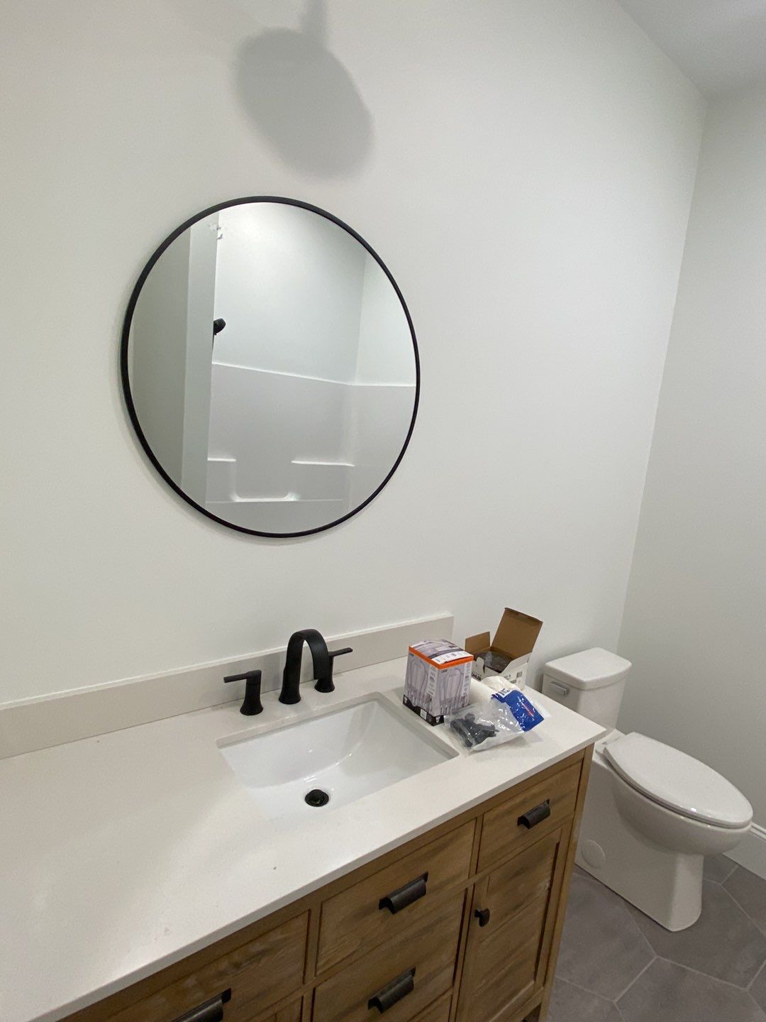 Interior Painting using Snowbound White  by EXCELLENCE | CARTO