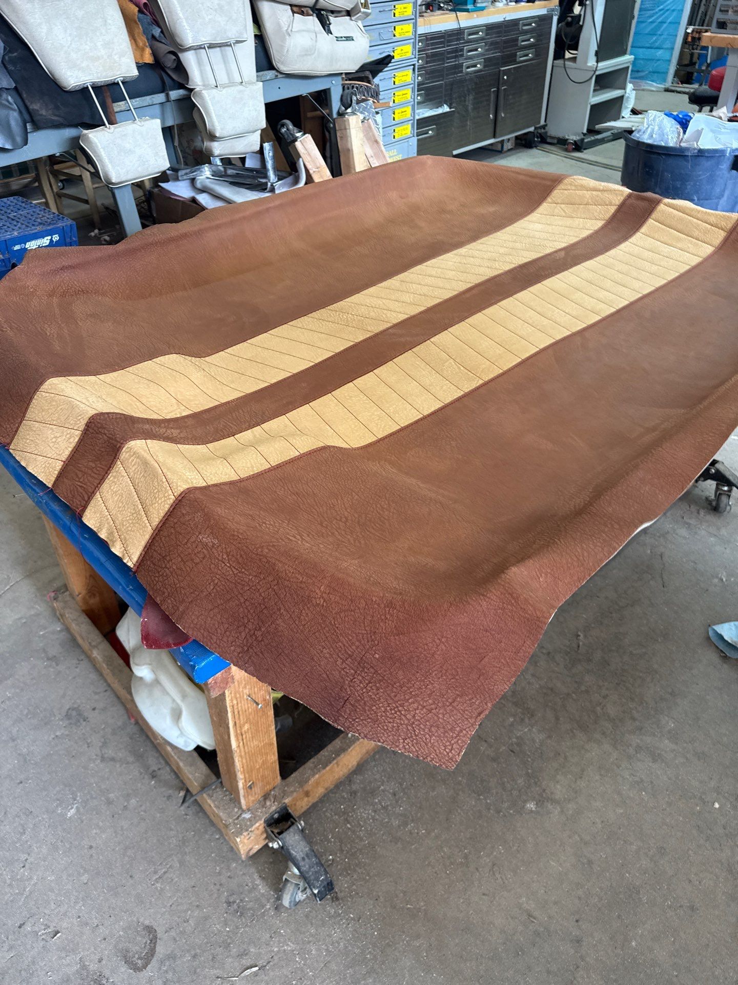 1963 Nova SS Custom Leather Interior  by Rocky Mountain Upholstery Co