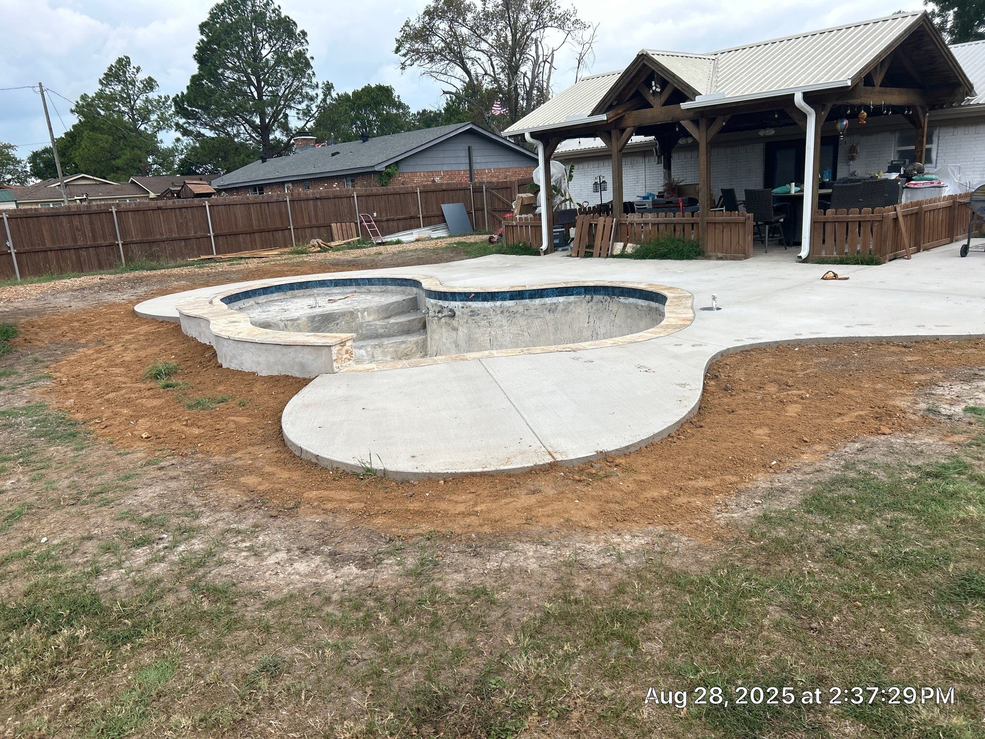 Classic Freeform Pool with Flagstone Coping by Pinnacle Pools and Spas - DFW