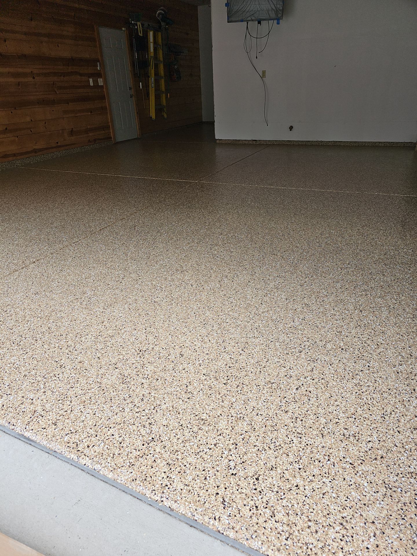 Sandstone Concrete Coating in Granger! by Innovative Spaces / Innovative Concrete Coatings