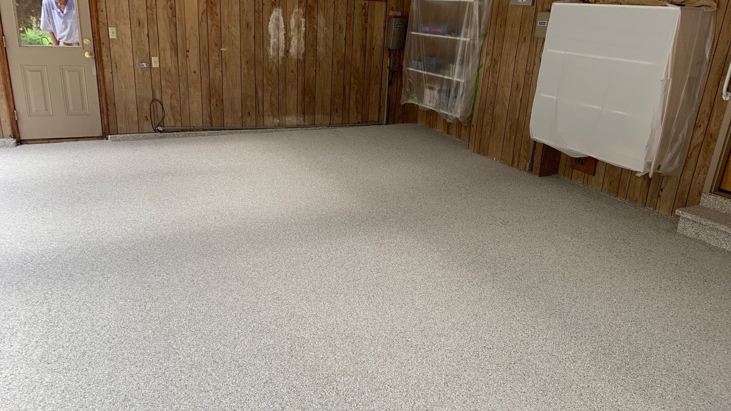 Garage using Mount Everest by Select Painting, Coatings & Garage Cabinets