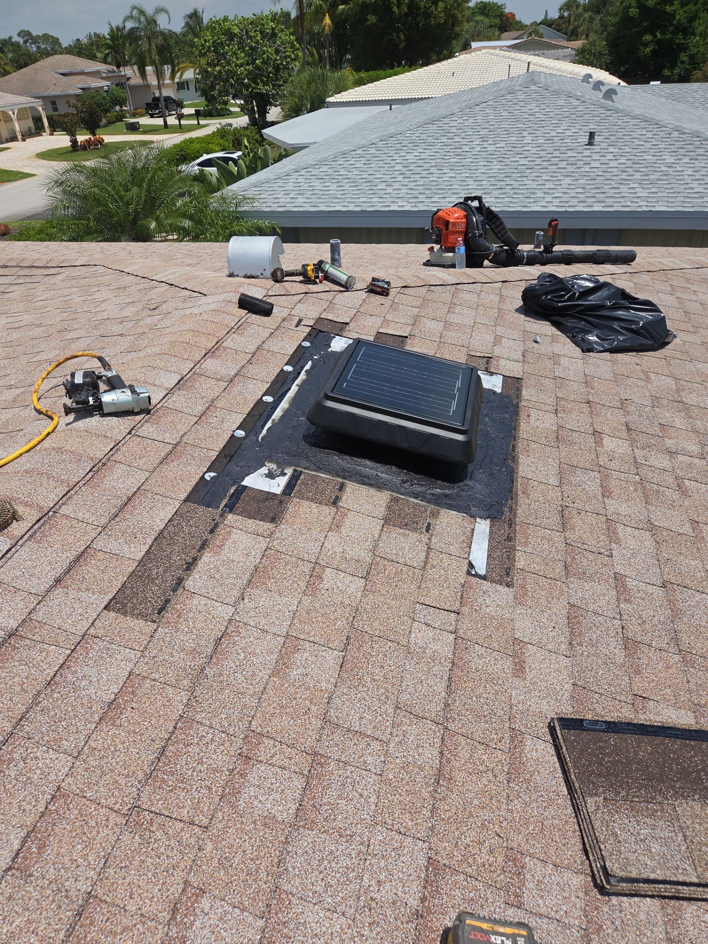 Shingle Roof Replacement and Decking Repair in Boynton Beach by Aastro Roofing