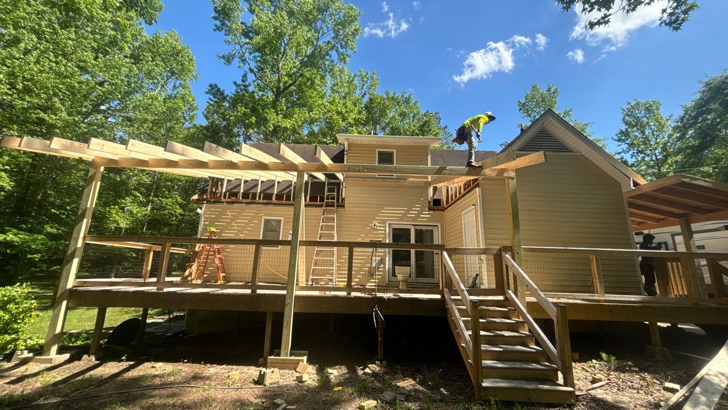 Roof Replacement and cover porch  by Deerfield Roofing LLC
