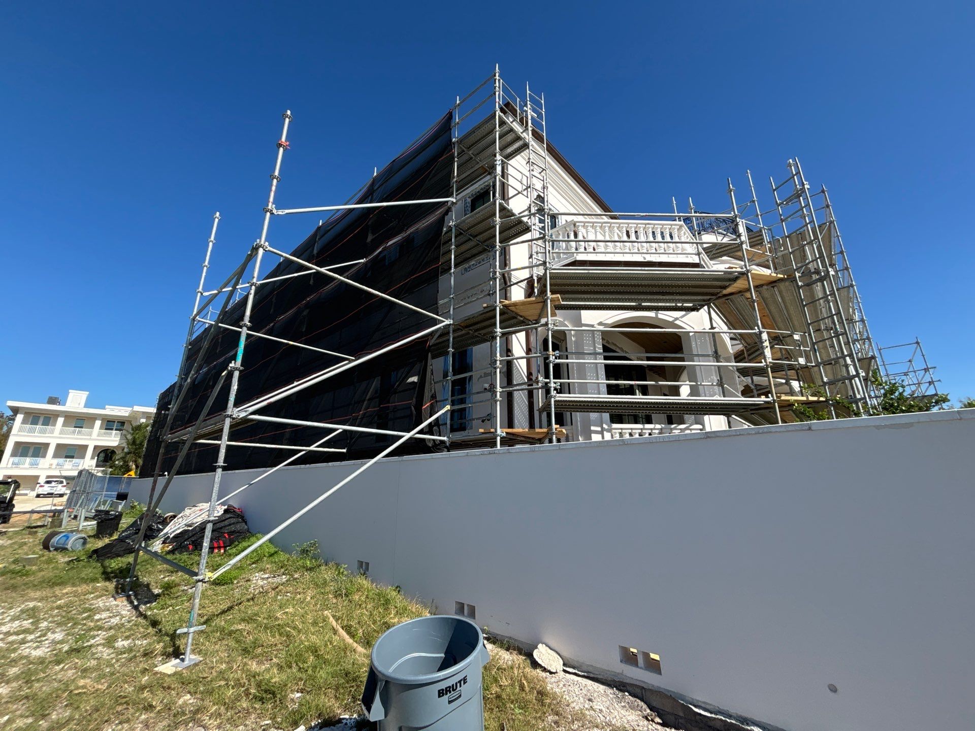 Gutter Installation using Half Round Seamless Gutters in Tampa FL by Gutter Professors