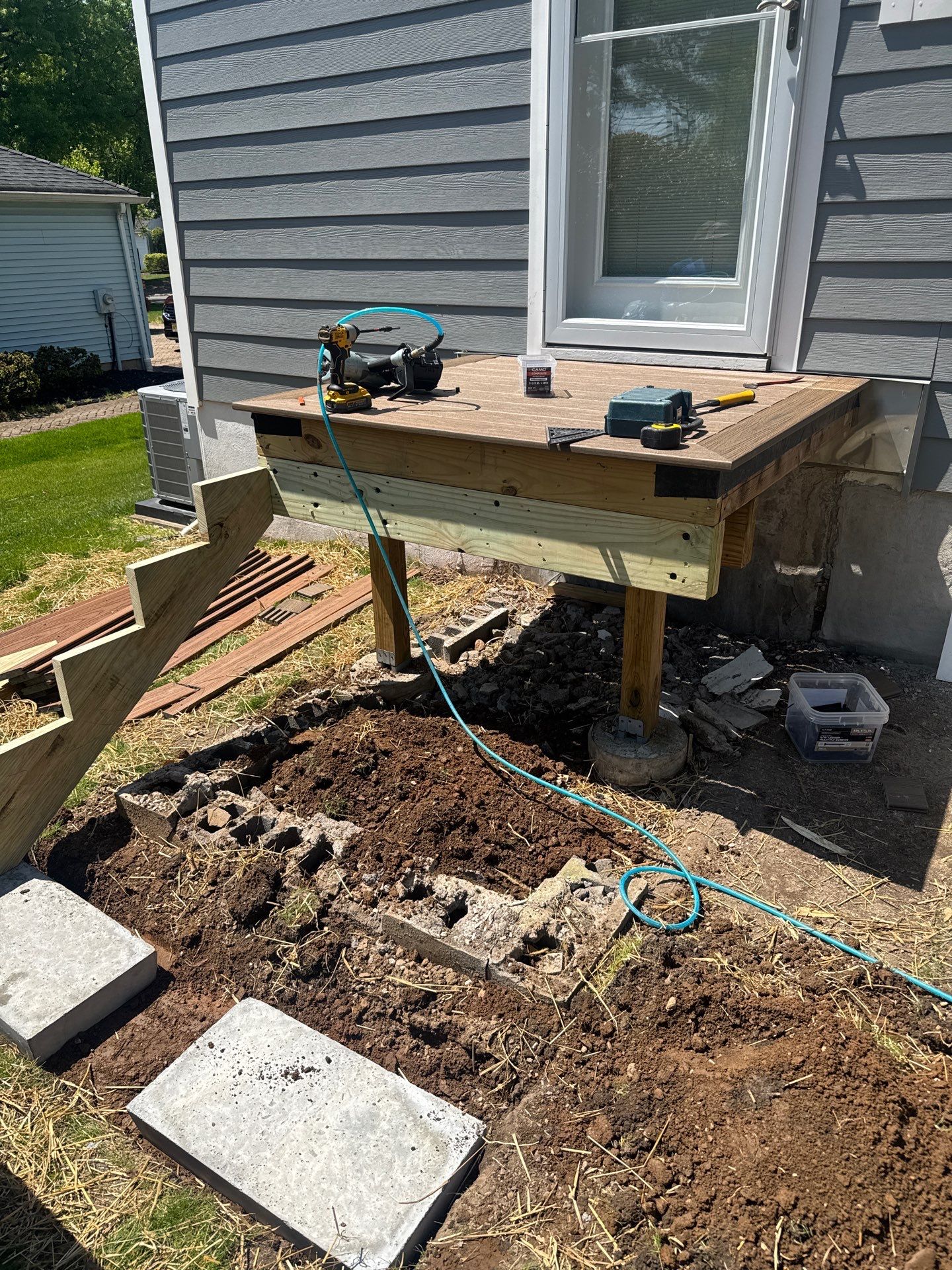 Deck and Landing Resurfacing in Florham Park, New Jersey by deck guardian