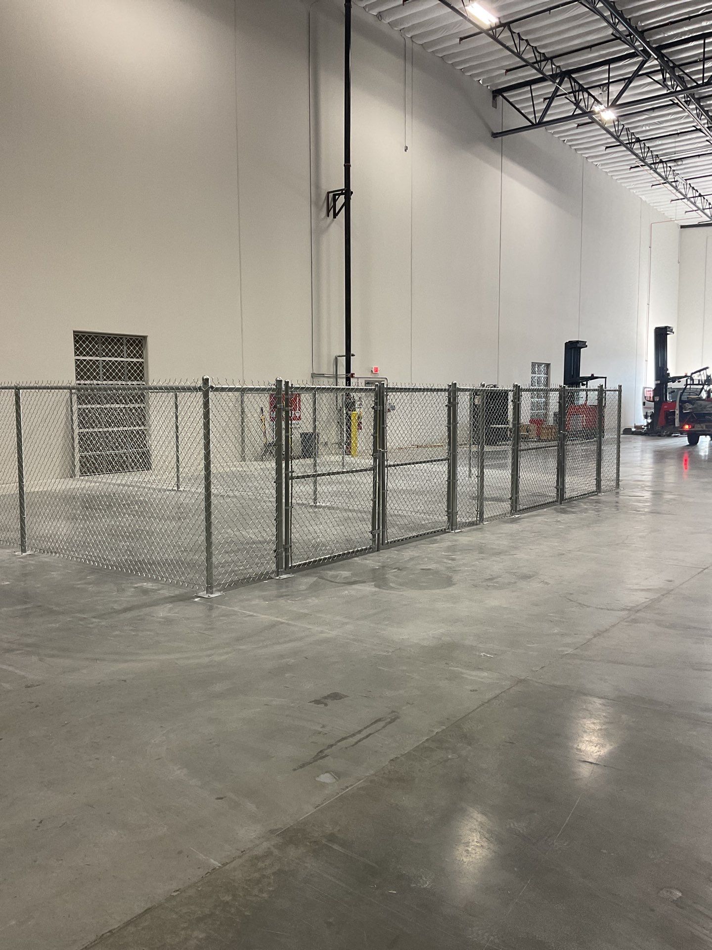 Fence Installation using chain -link by Fence Guys Inc. 