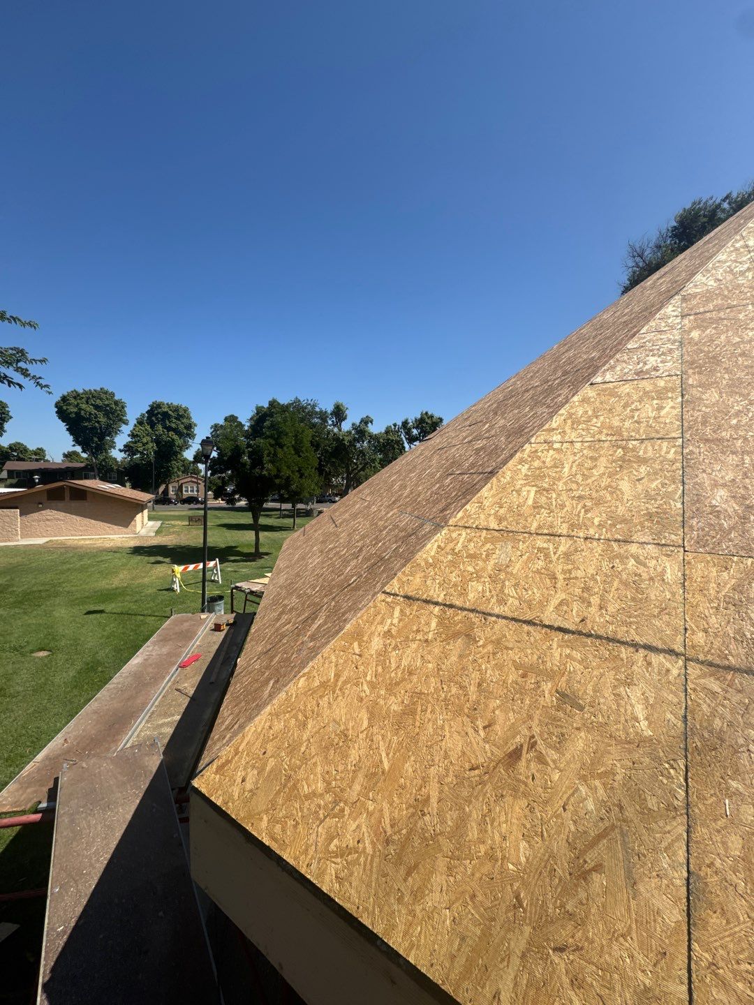 City of Gustine Gazebo project by Straight Edge Roofing Inc