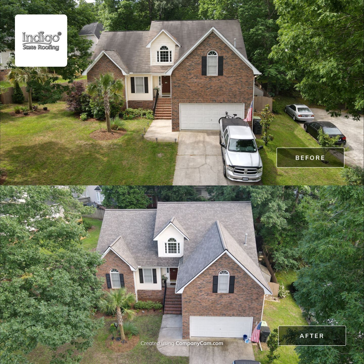 Residential Roofing Installation using Owens Corning Oakridge- Driftwood by Indigo State Roofing