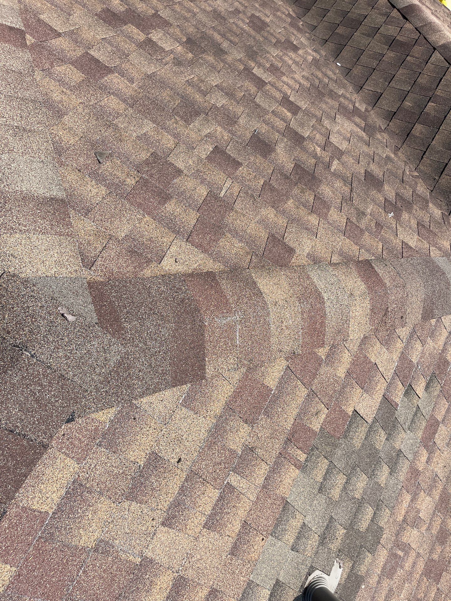 Hail Damage using Owen's Corning Duration (Lifetime) Shingles by Roof Repair Company