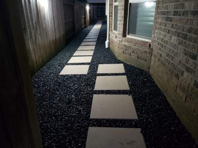 Sideyard Upgrade – Drainage + Walkway + Utility Area Transformation