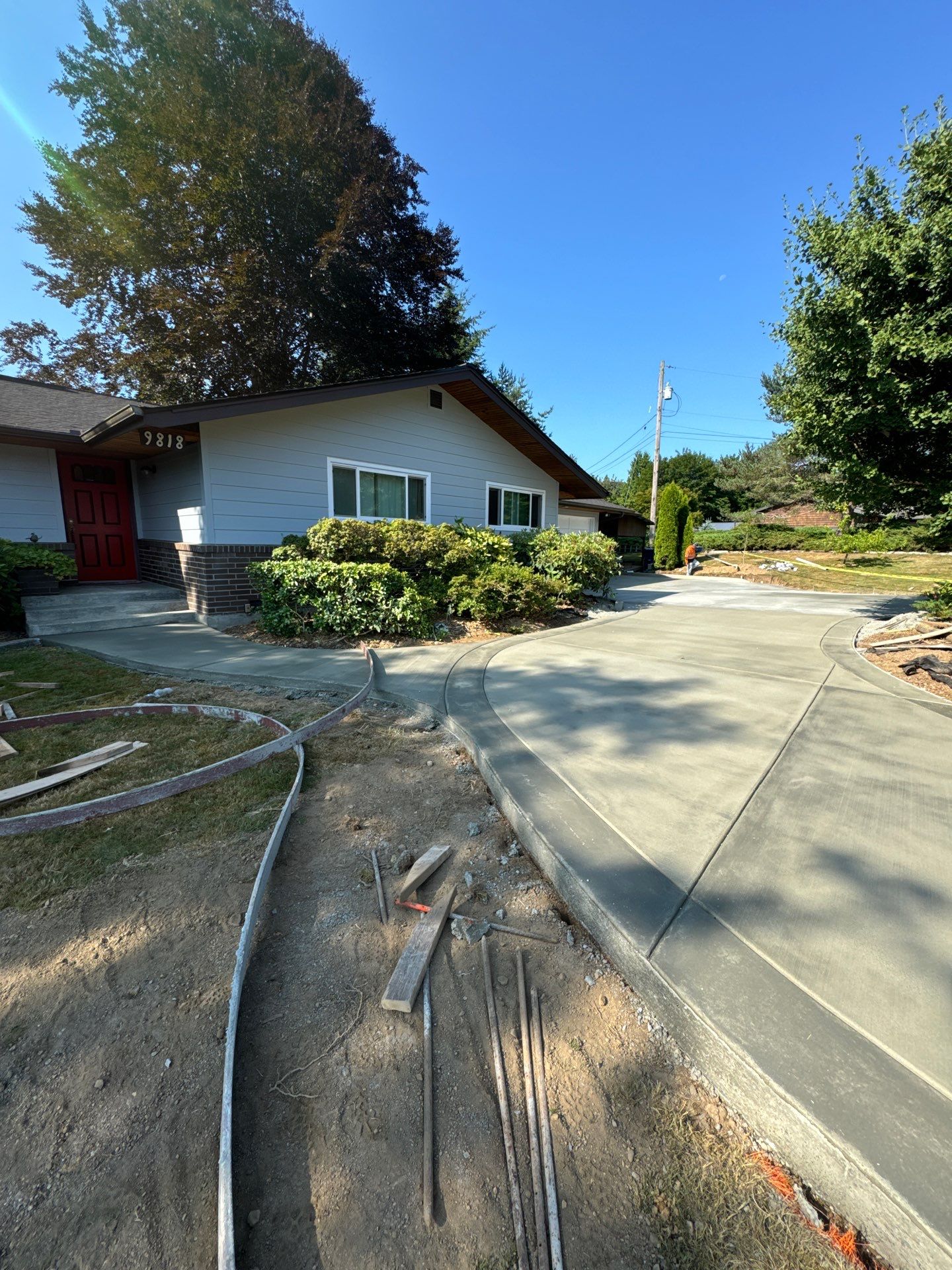 Rodd | Concrete Driveway Extentension by Jireh Asphalt & Concrete Inc 