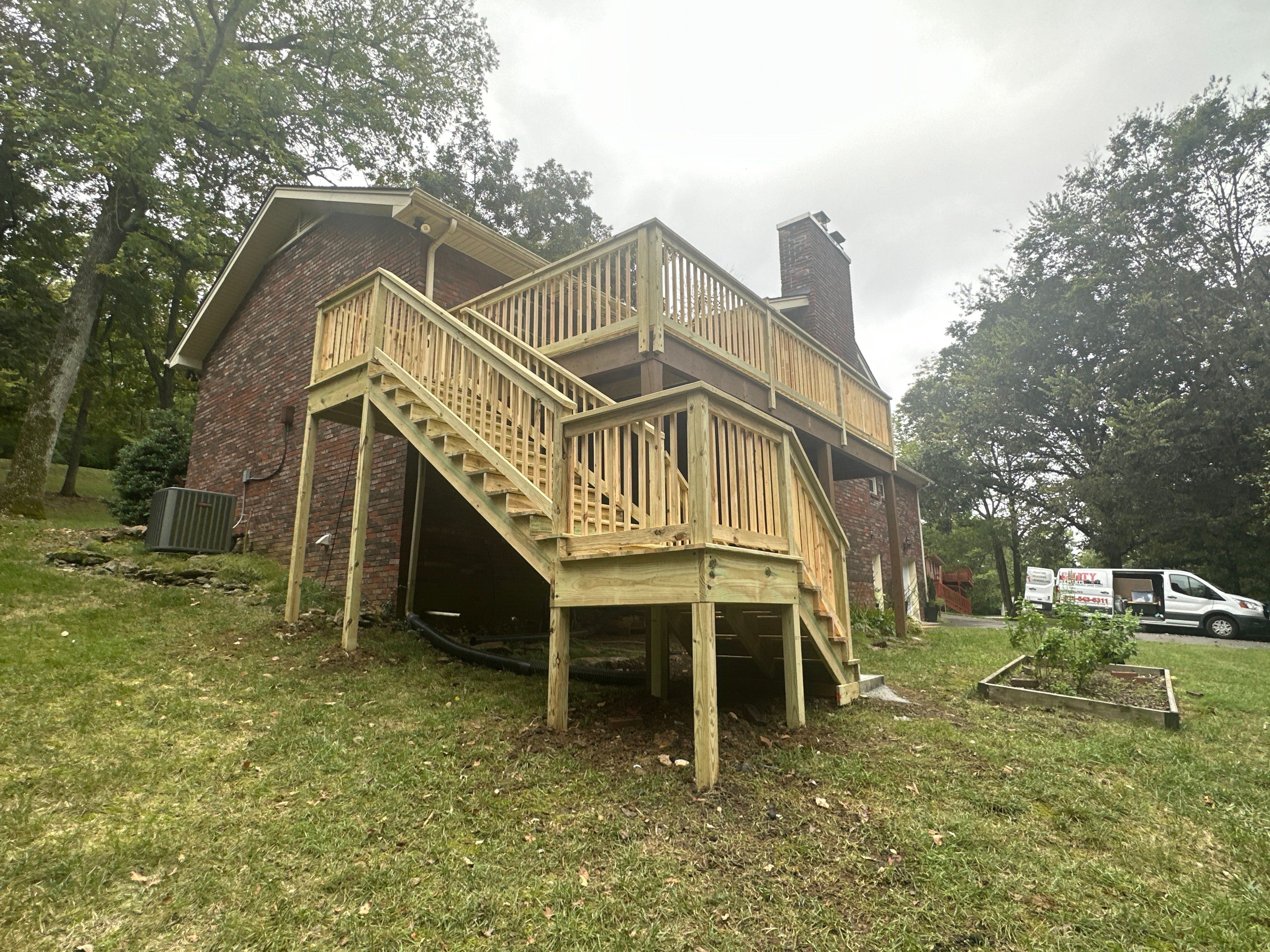 Deck Build in Nashville by Music City Improvements