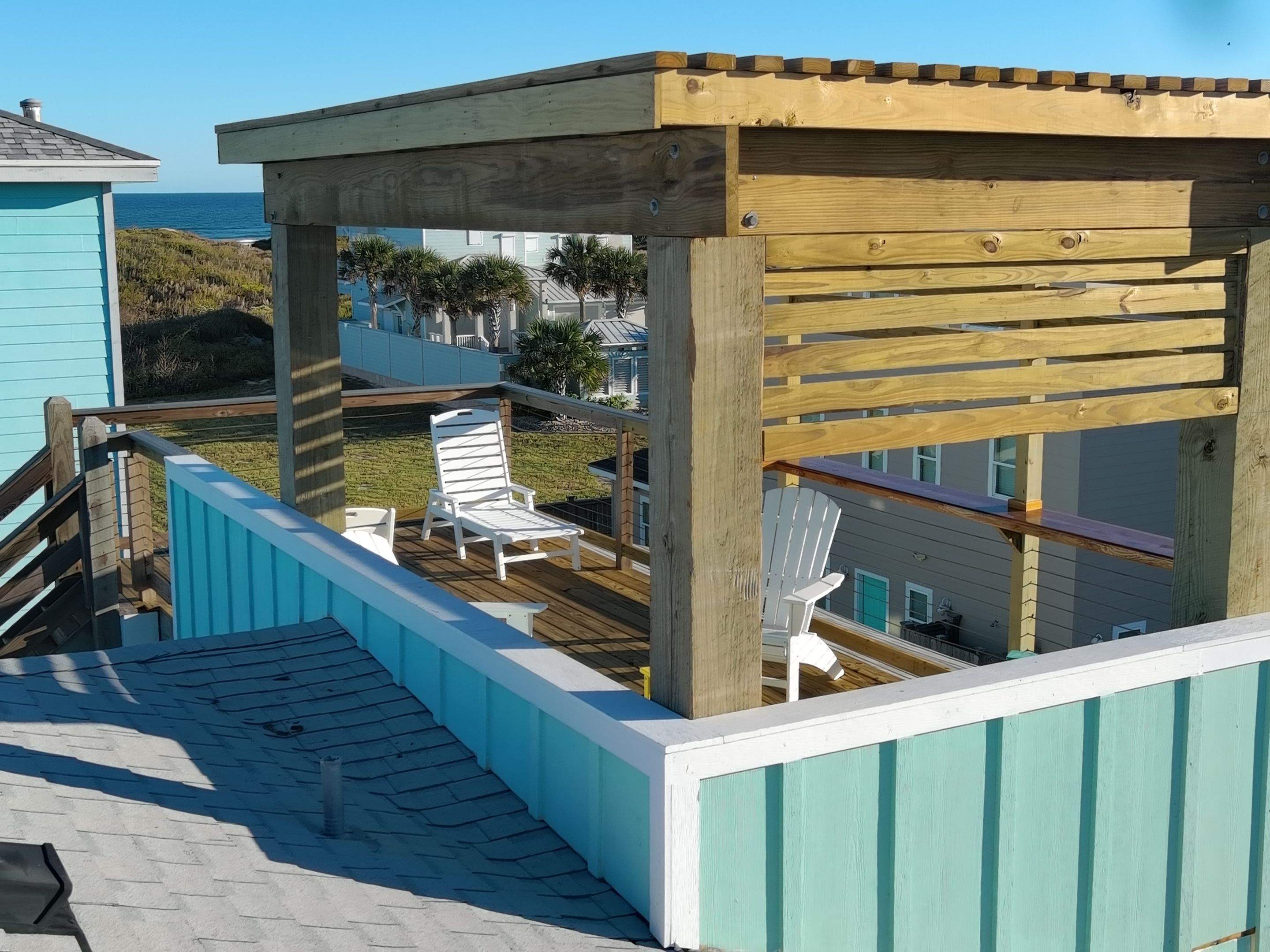 Roof Top Clubhouse on the Beach by Bayfront Roofing and Construction