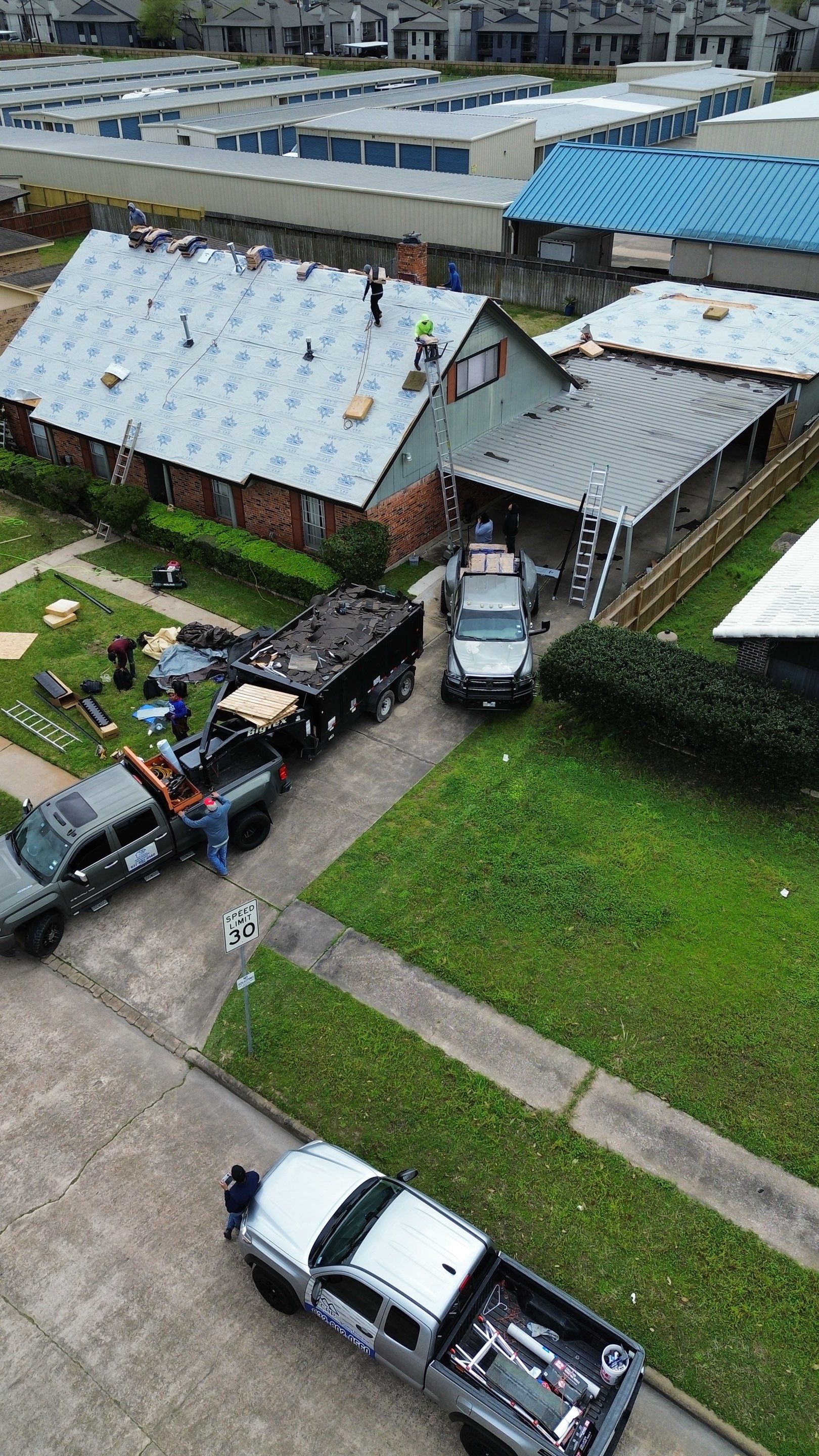 Roof Remplacement using Certainteed Patriot Shadow Black by CAP Roofing and Construction LLC