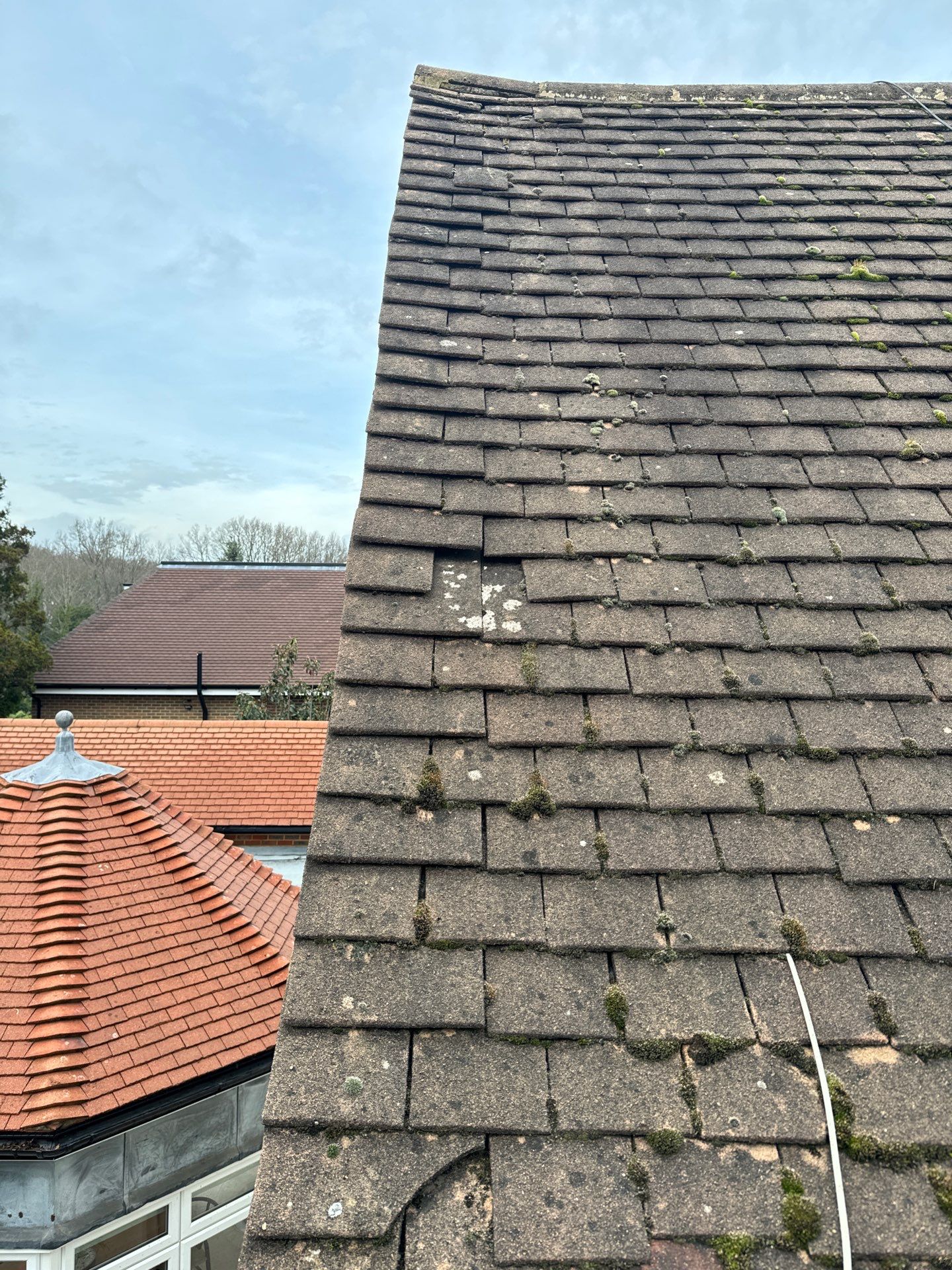Roof and Patio Cleaning using Honda 15lpm Low Pressure Washing Machine by Ges Exterior Cleaning ltd