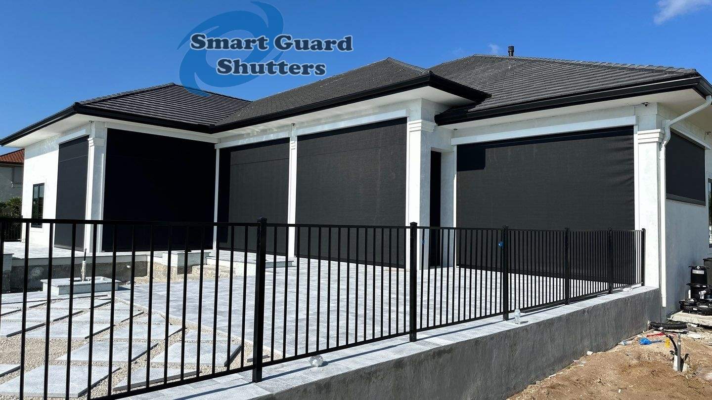 7 UltraShield Motorized Hurricane Screen by Smart Guard Shutters