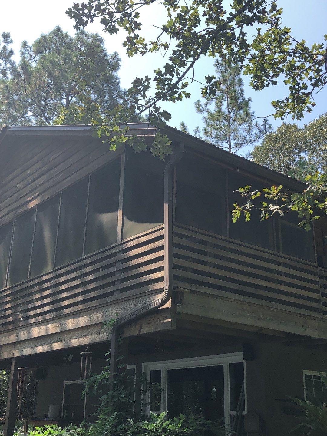 Gutter Installation using Royal Brown K-Style Seamless Gutters and LeafBlaster Pro Gutter Guards by Gutter Professors