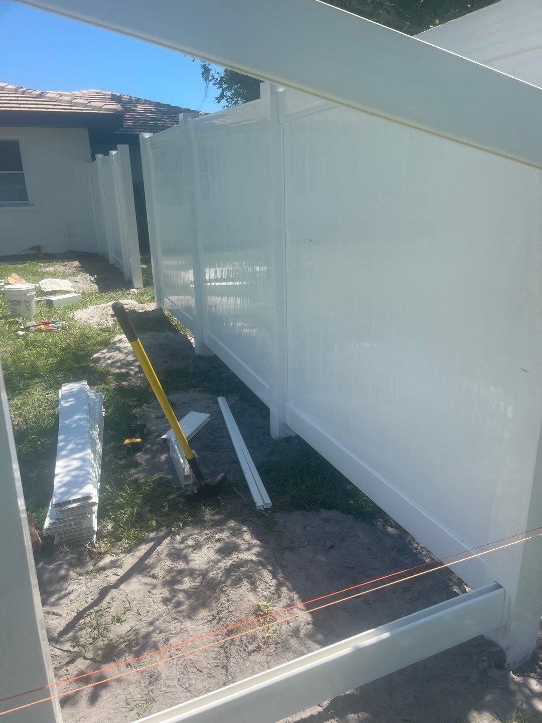 Nokomis, FL 6ft. Tall White Vinyl Privacy Fence by Asap fence and gates, LLC