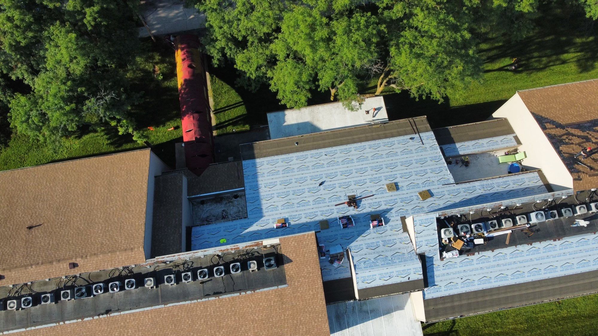 Lightning Commercial Restoration using Tamko Titan by Lightning Exteriors