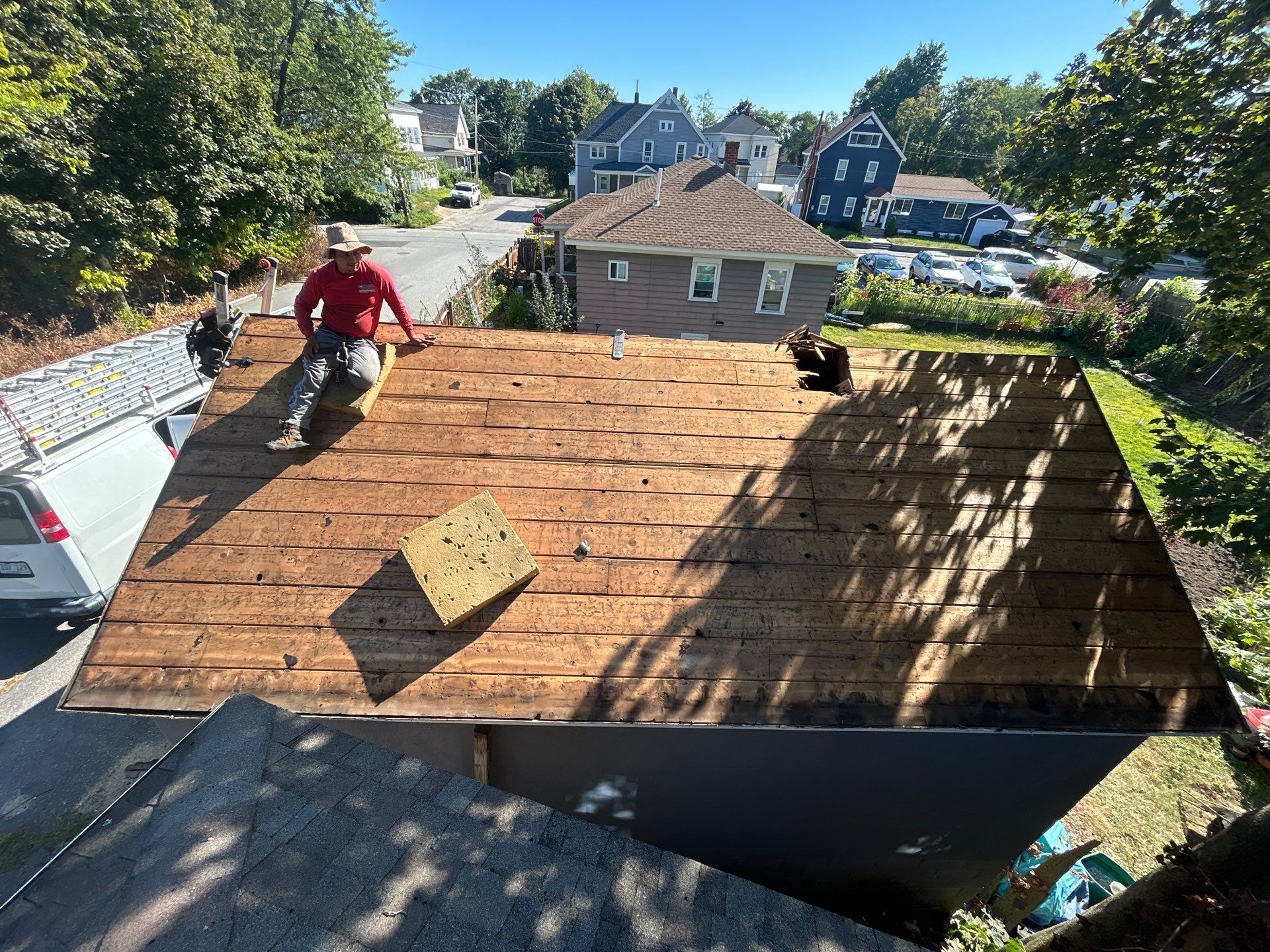 Garage Roof Replacement & Trim Repair by Mighty Dog Roofing of Greater Middlesex County