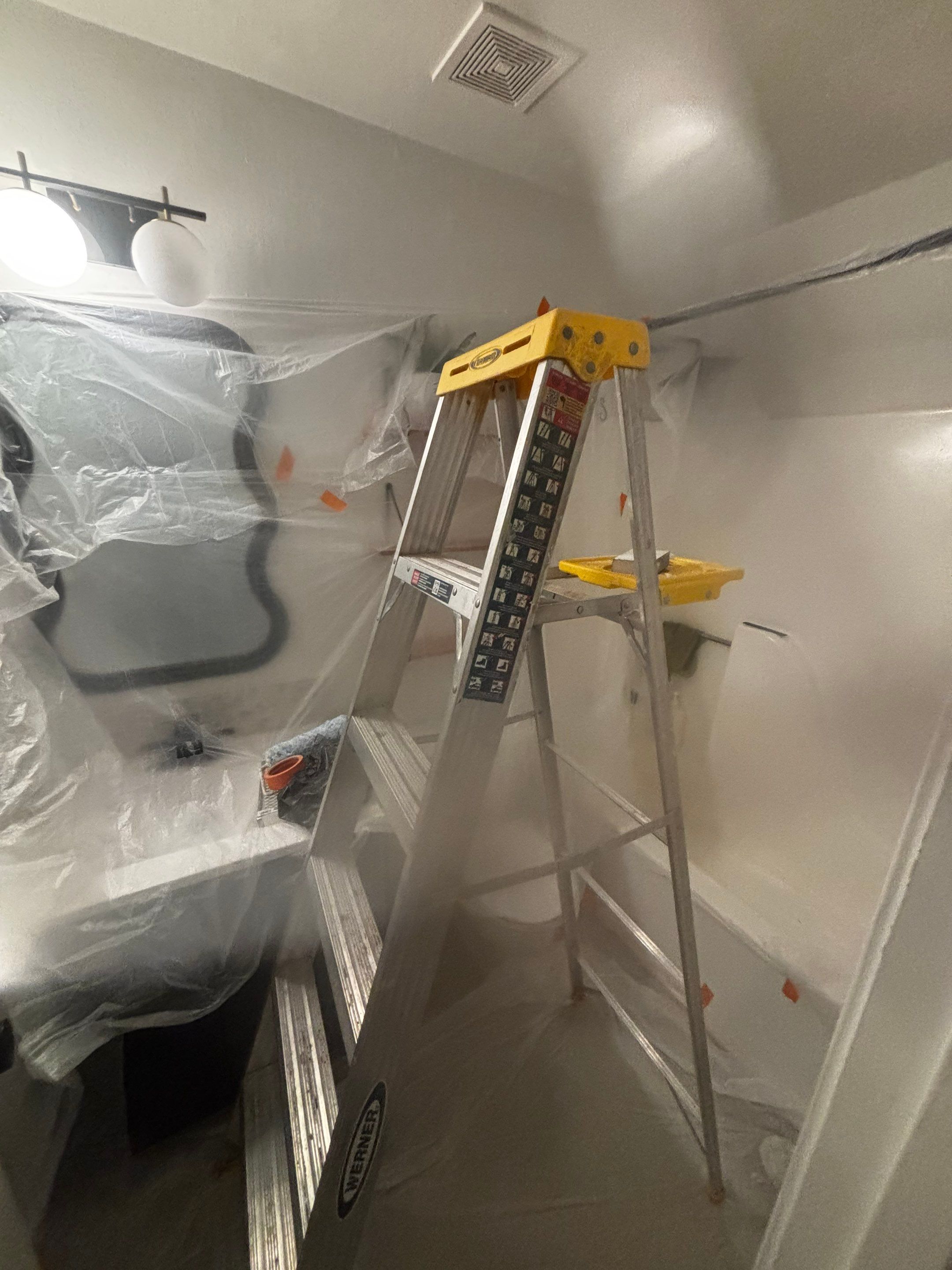 Little Bathroom Ceiling Drywall Repair- Lawrenceville by PGP Surface Solutions, LLC