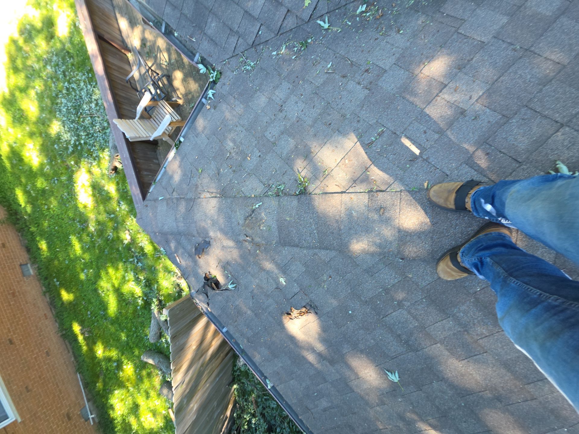 Emergency Storm Damage Tarping in Springfield by Acosta Angeli Roofing 