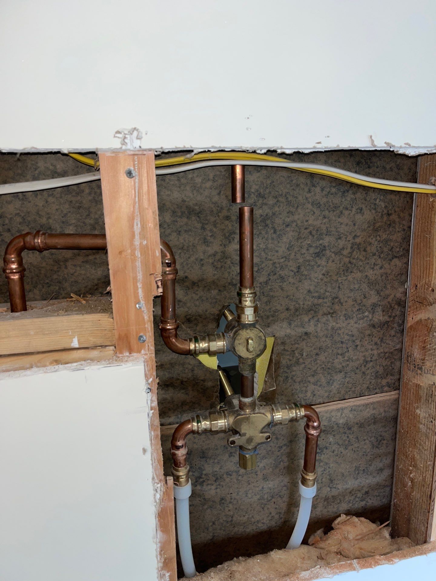 Shower piping Installation by Us Plumbing