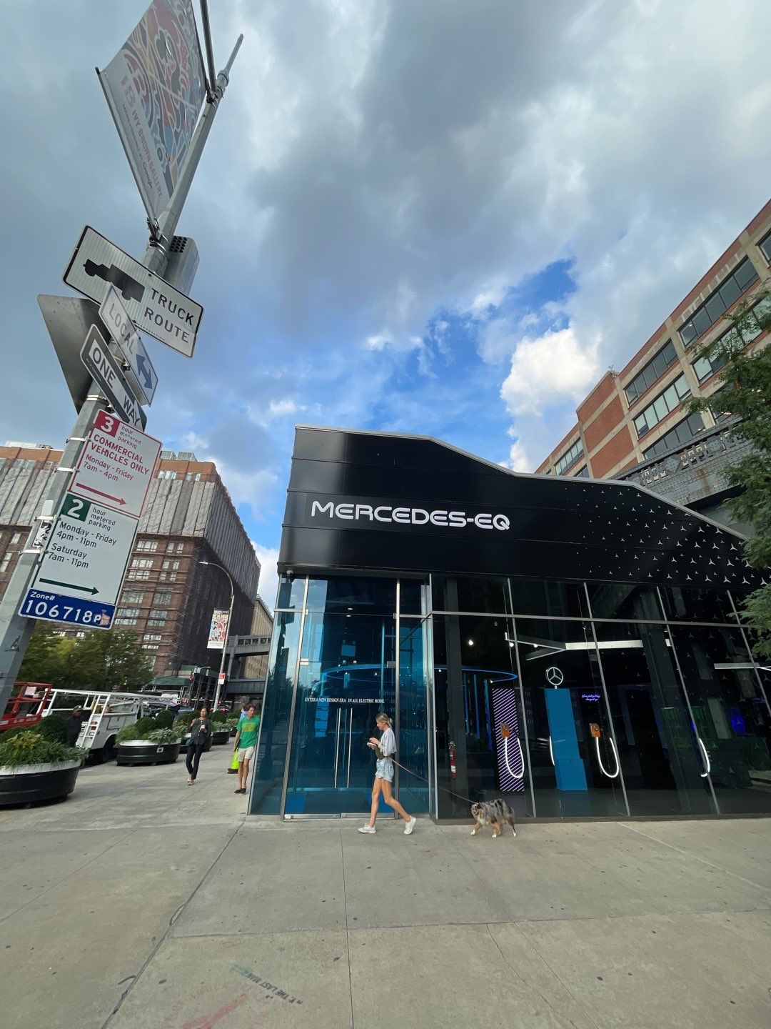 Mercedes Benz EQ Showroom NYC by CAD Signs