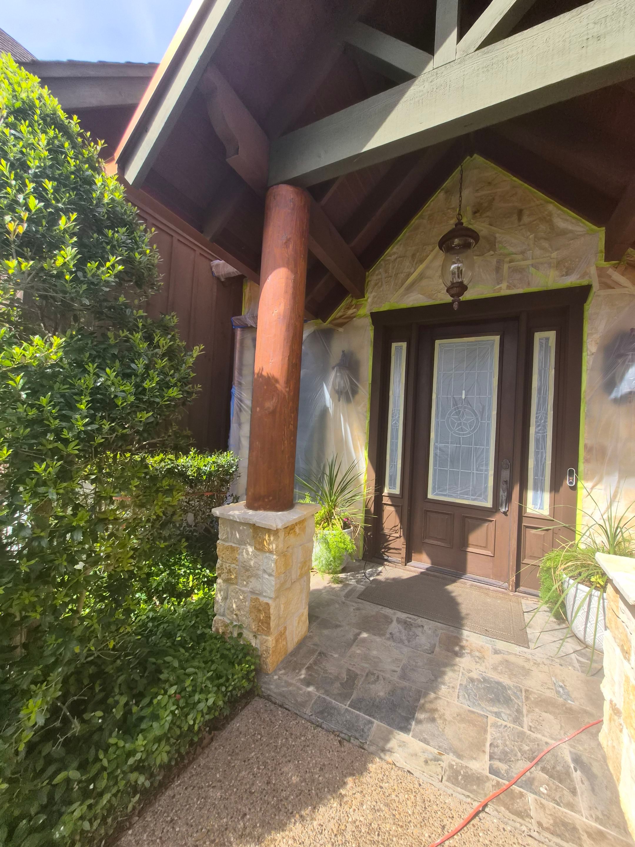 A Complete Exterior Refresh for a Custom Log Home & Property in Alba, Texas by Quality Coats Painting