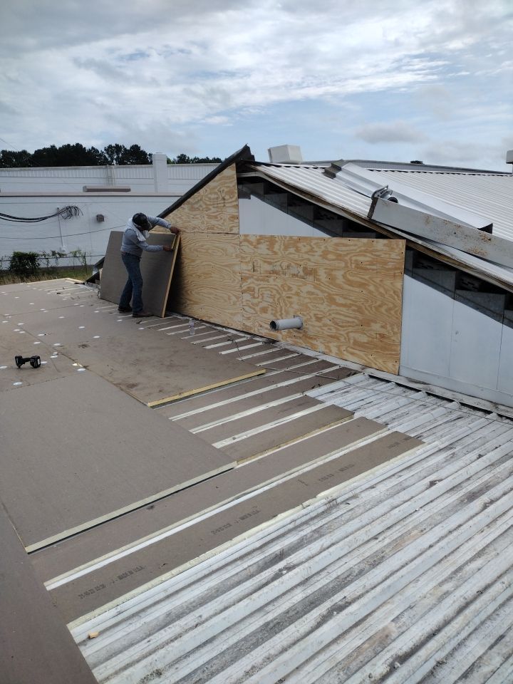 Office Building in Magnolia by Hostetler Roofing
