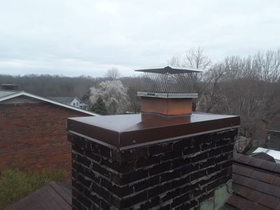 Chimney Cap, Gutter, Micro-Mesh Gutter Protection