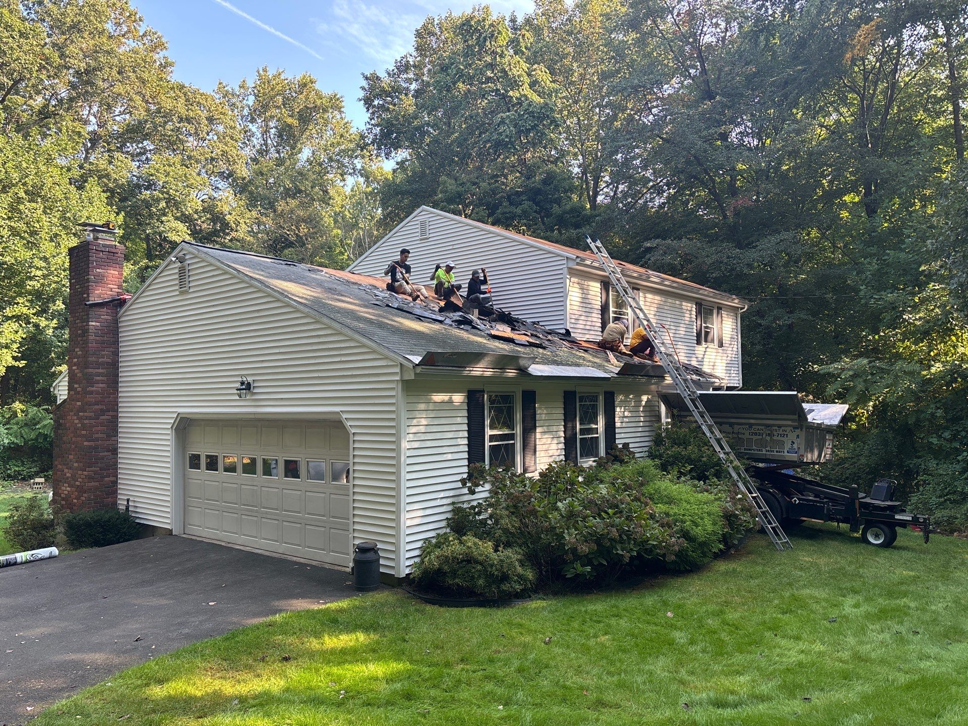 Residential Roofing Installation using Owens Corning TruDefinition Duration AR - Estate Gray by A Plus Exterior